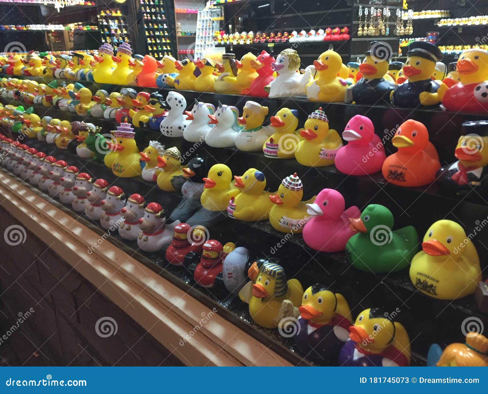 individual rubber ducks