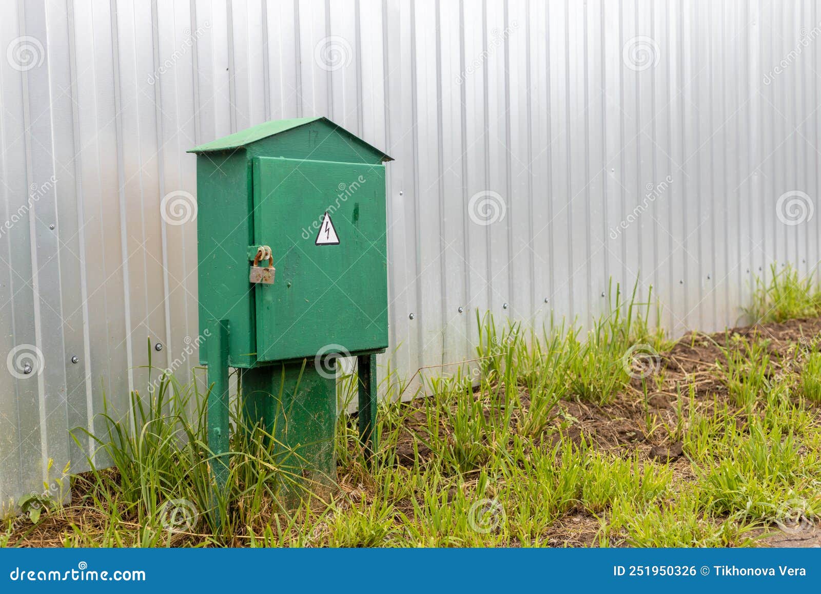 Individual Electrical Switchboard in Village Stock Photo Image of