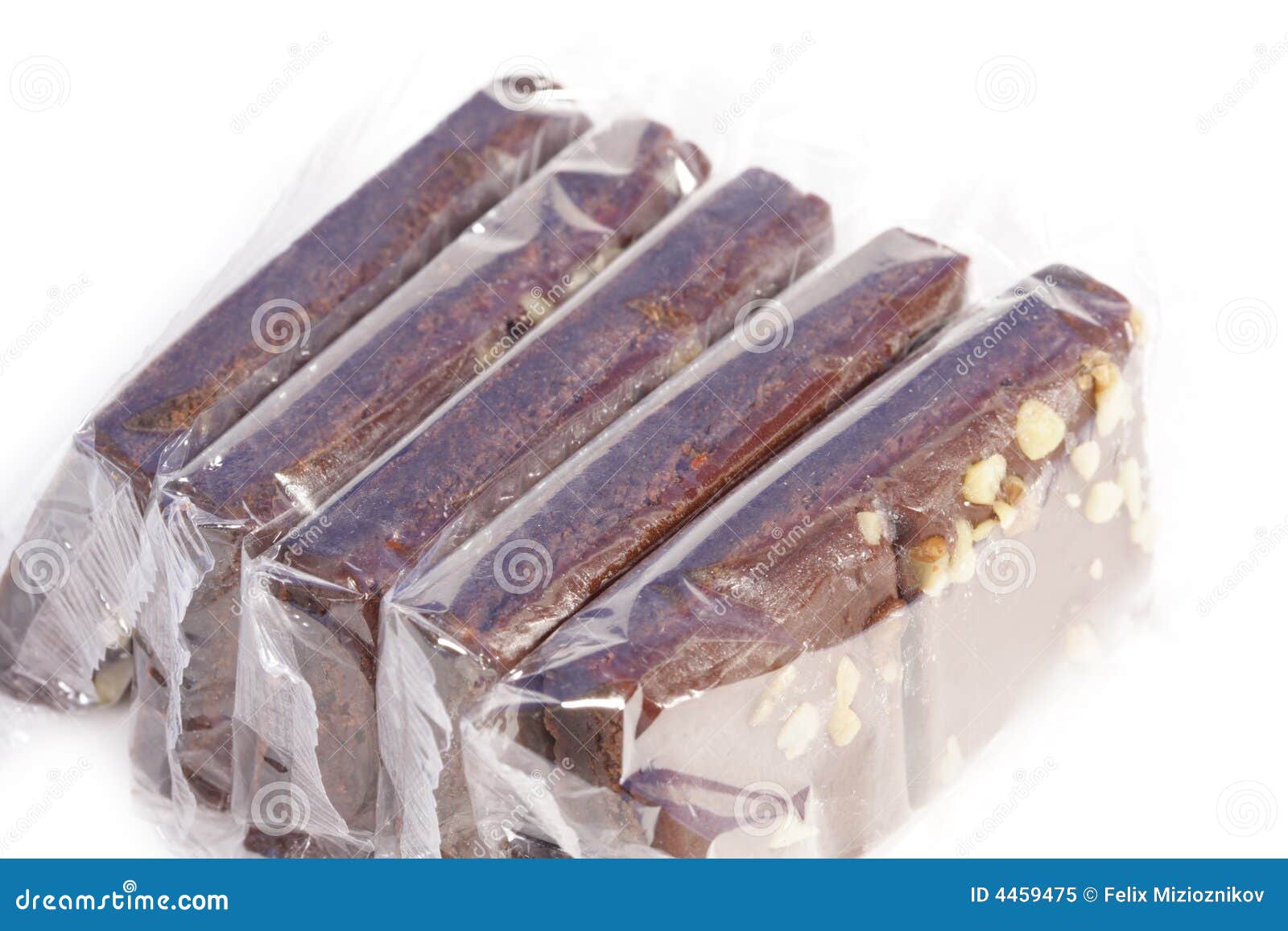 Individually Wrapped Brownies Stock Image Image of dessert, baking