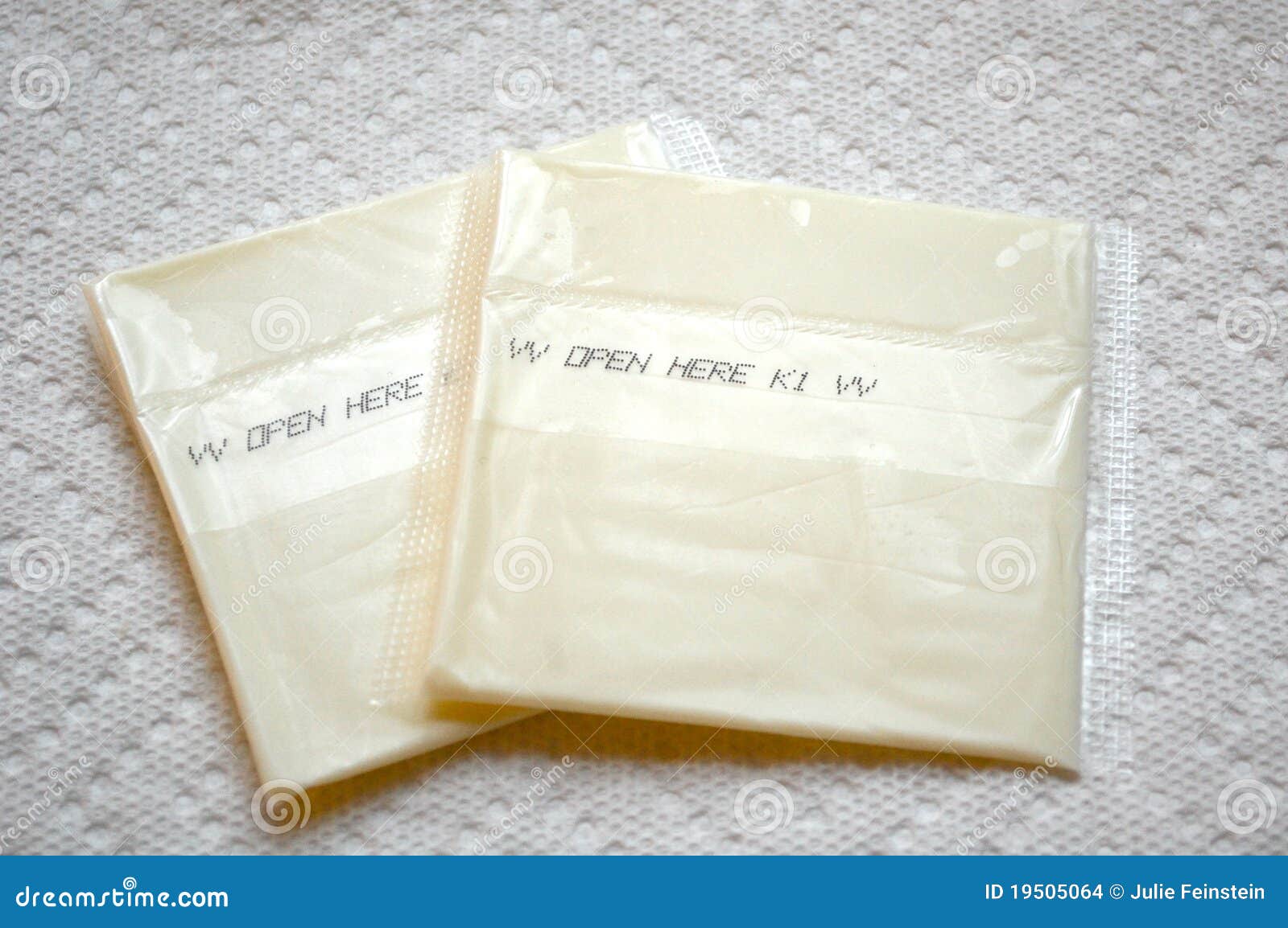 Individually Wrapped Processed Cheese Food Stock Photo Image of