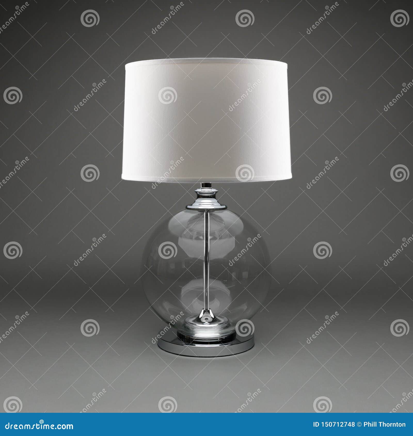 glass ball table lamp