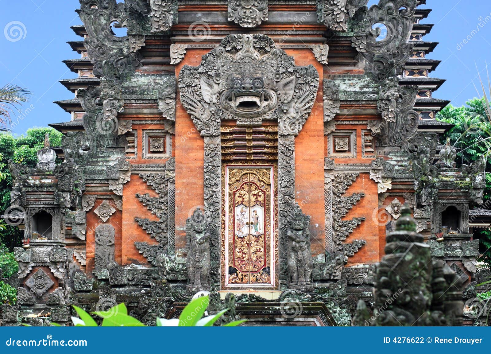 indonesia, bali: temple
