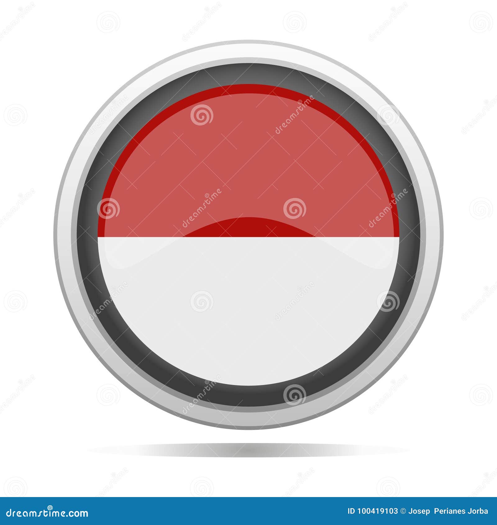 Download Indonesia Flag Round Metal Symbol Design City Vector Art ...