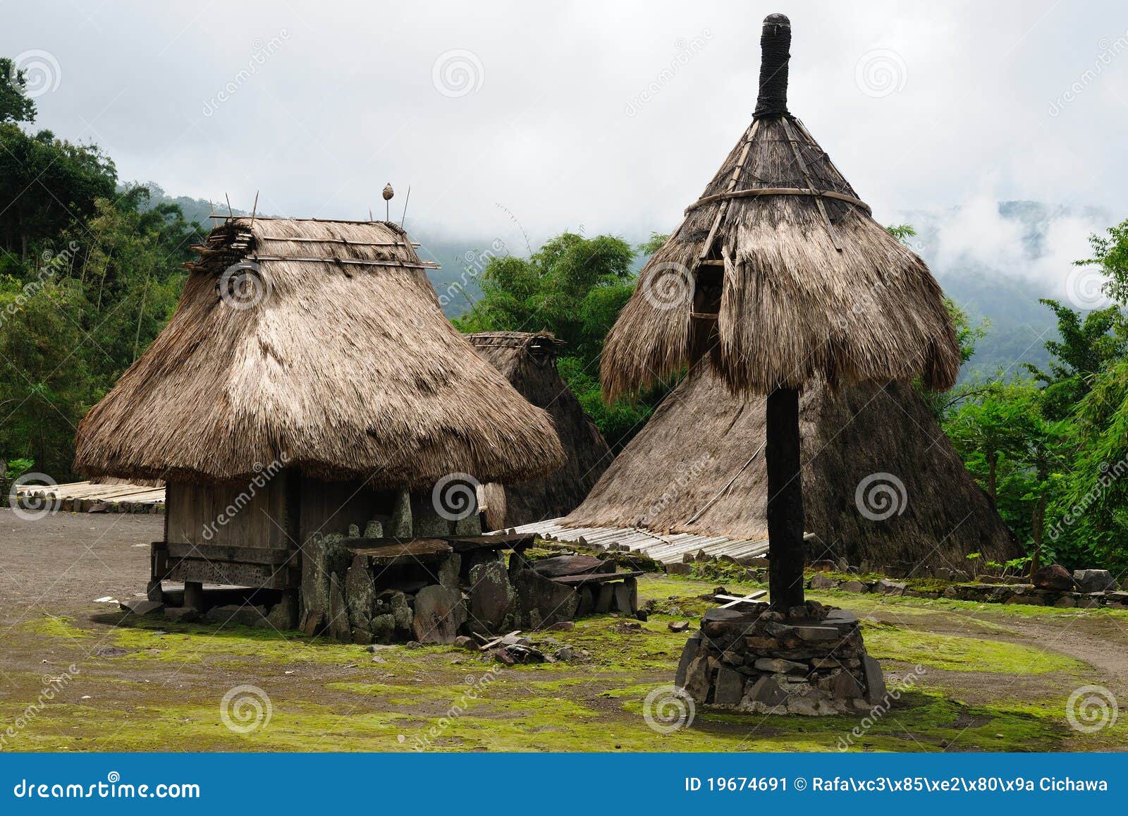 indonesia, flores, bena village