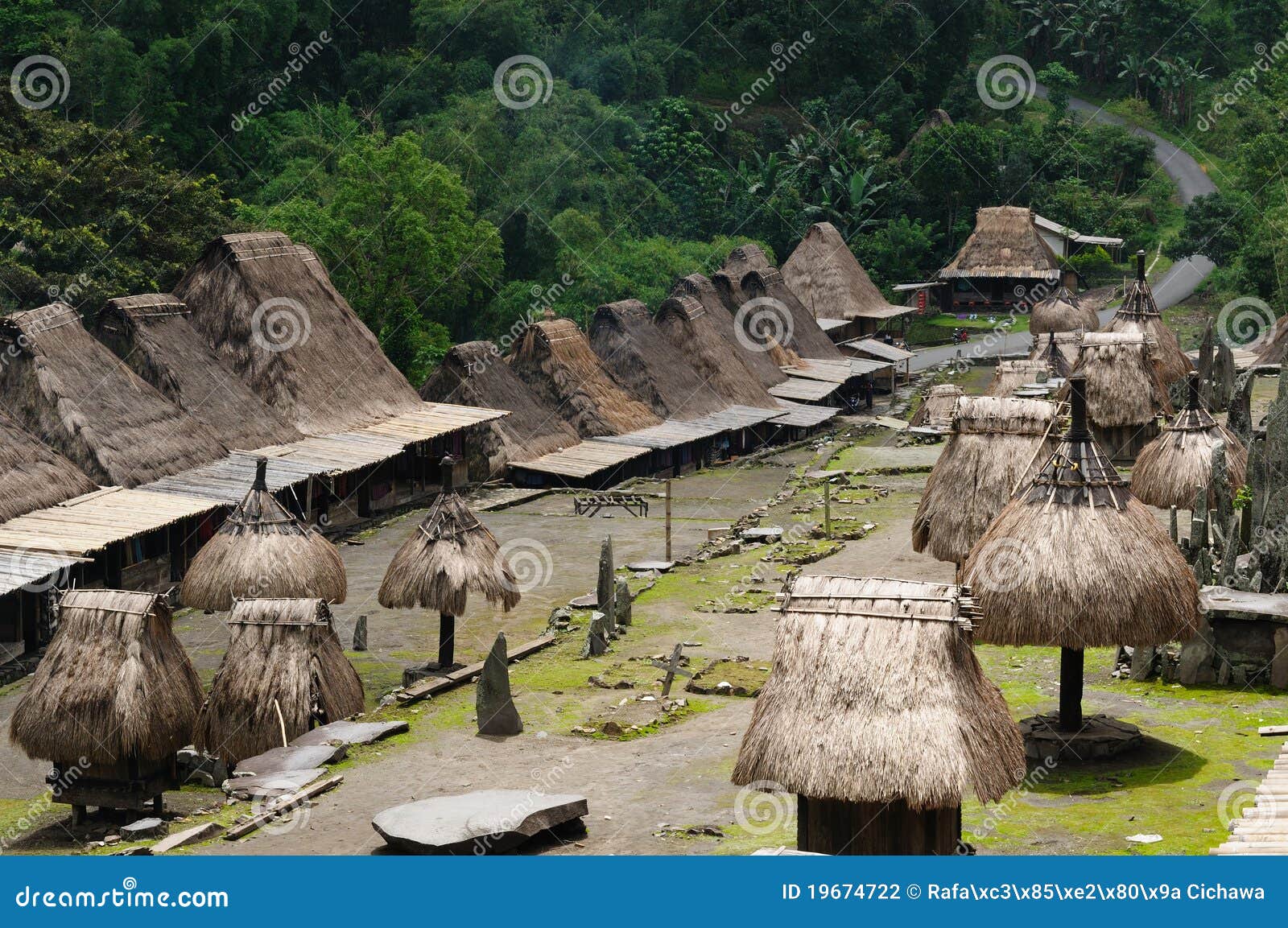 indonesia, flores, bena village