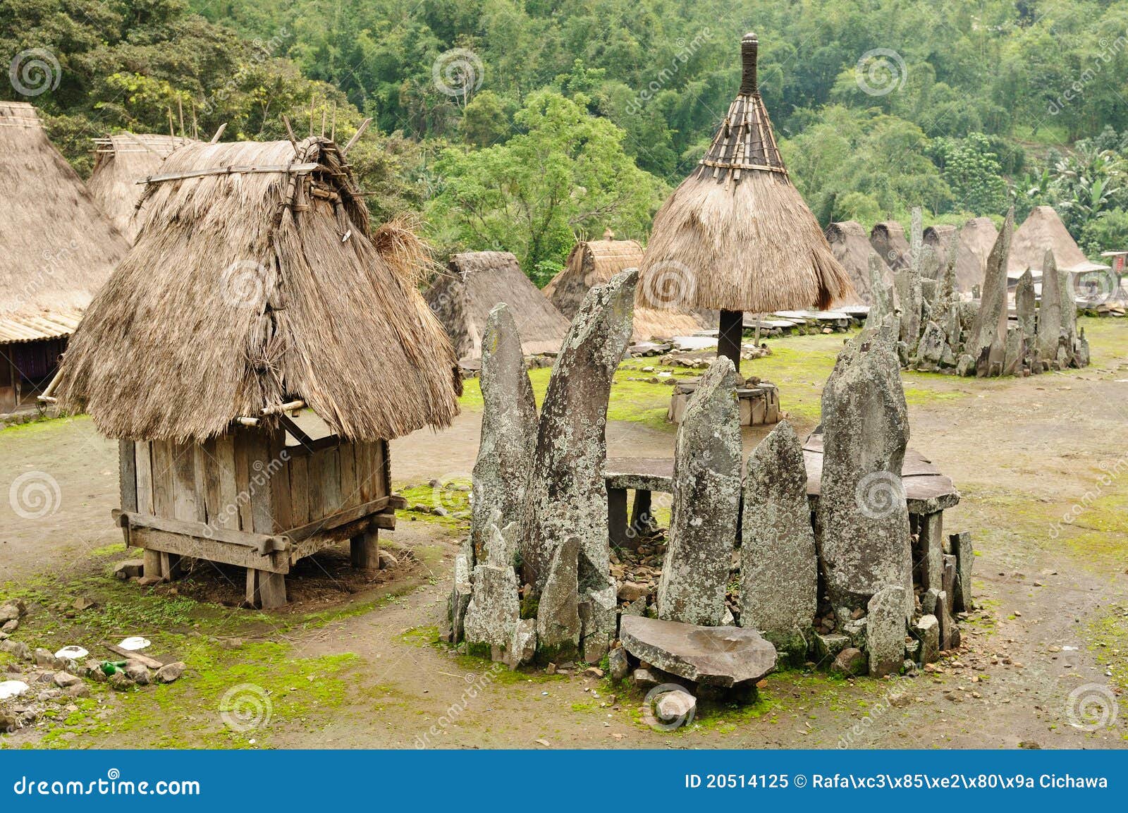 indonesia, flores, bena village