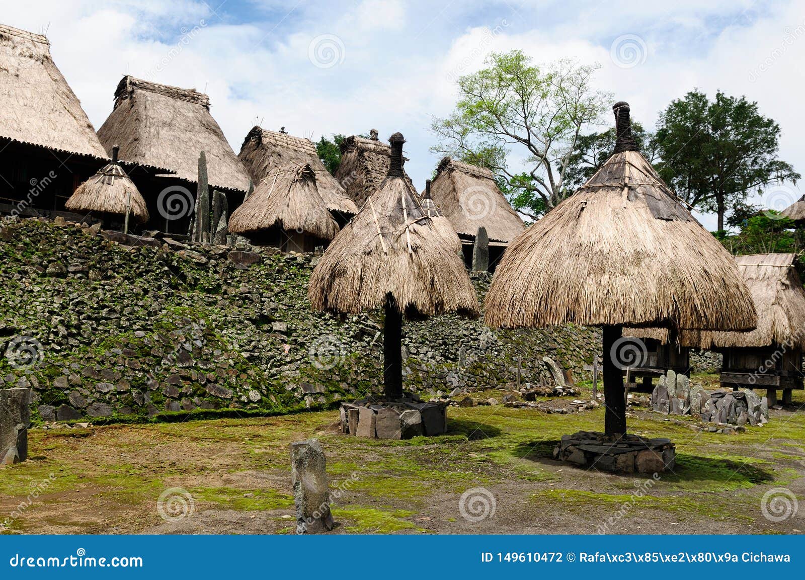 indonesia, flores, bena village