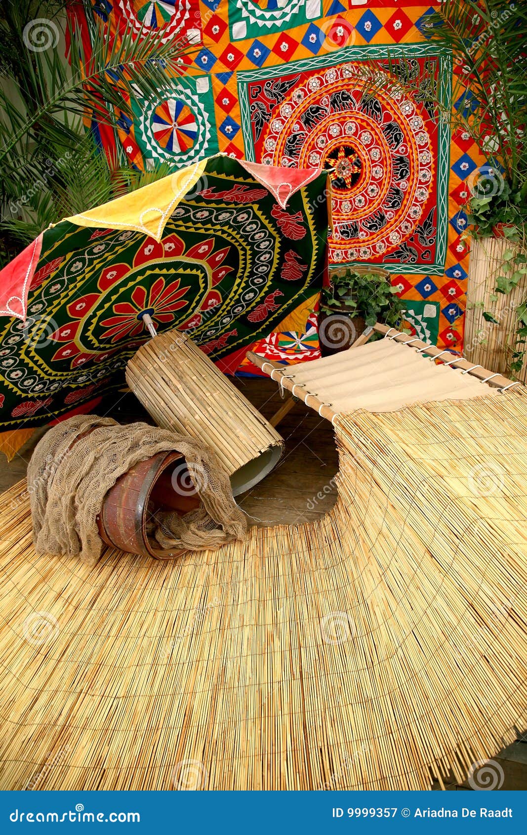 Indonesian Art Craft Background Stock Image - Image of east, parasol