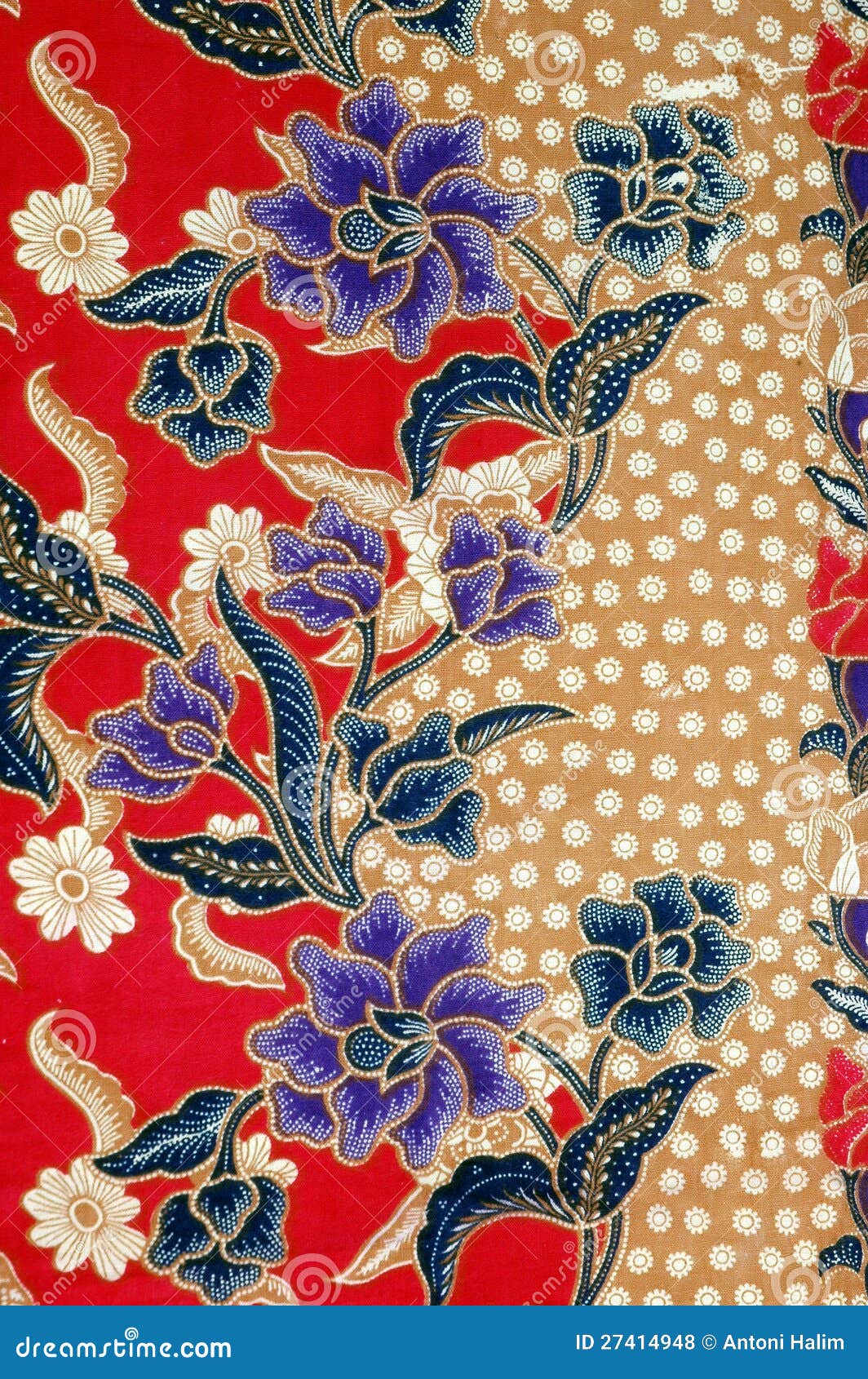 Indonesian Fabric Design Royalty Free Stock Photos - Image: 27414948