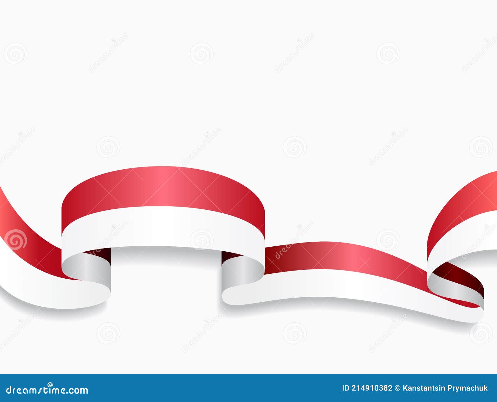 Indonesian Flag Wavy Abstract Background. Vector Illustration. Stock ...
