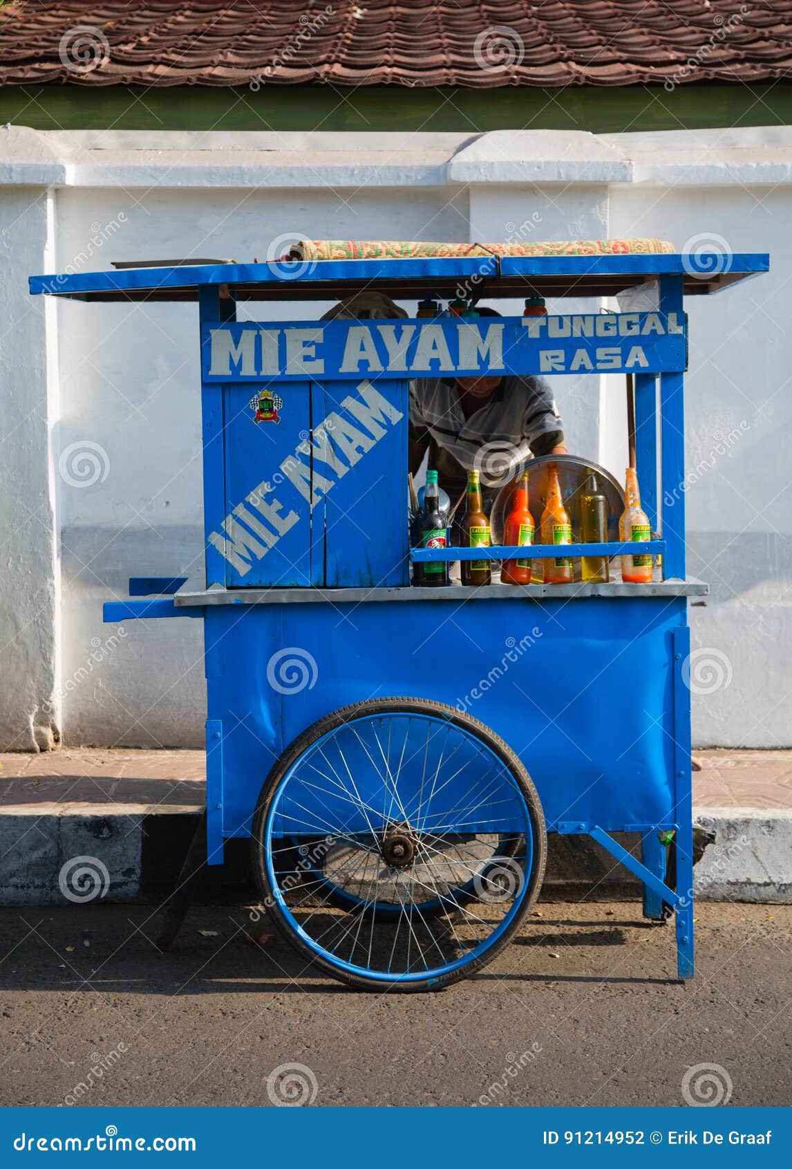 Indonesian food stall editorial photography. Image of outdoors - 91214952