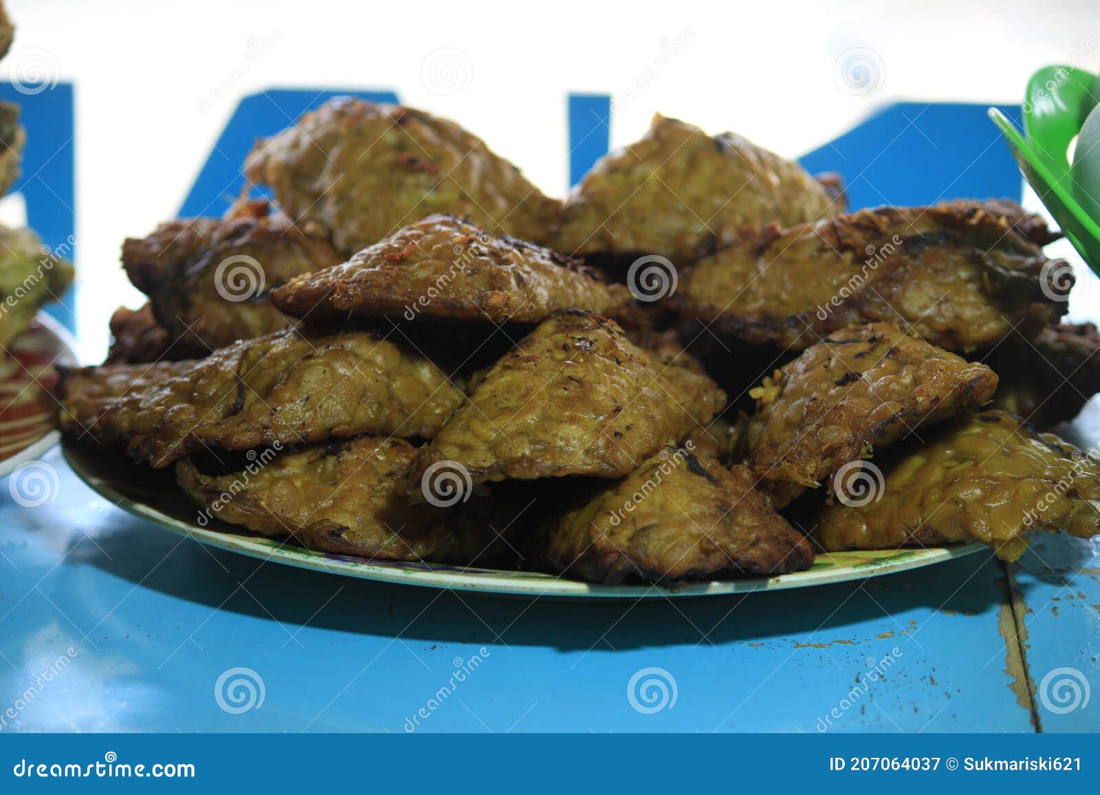 Indonesian food tempeh stock image. Image of food, indonesian 207064037