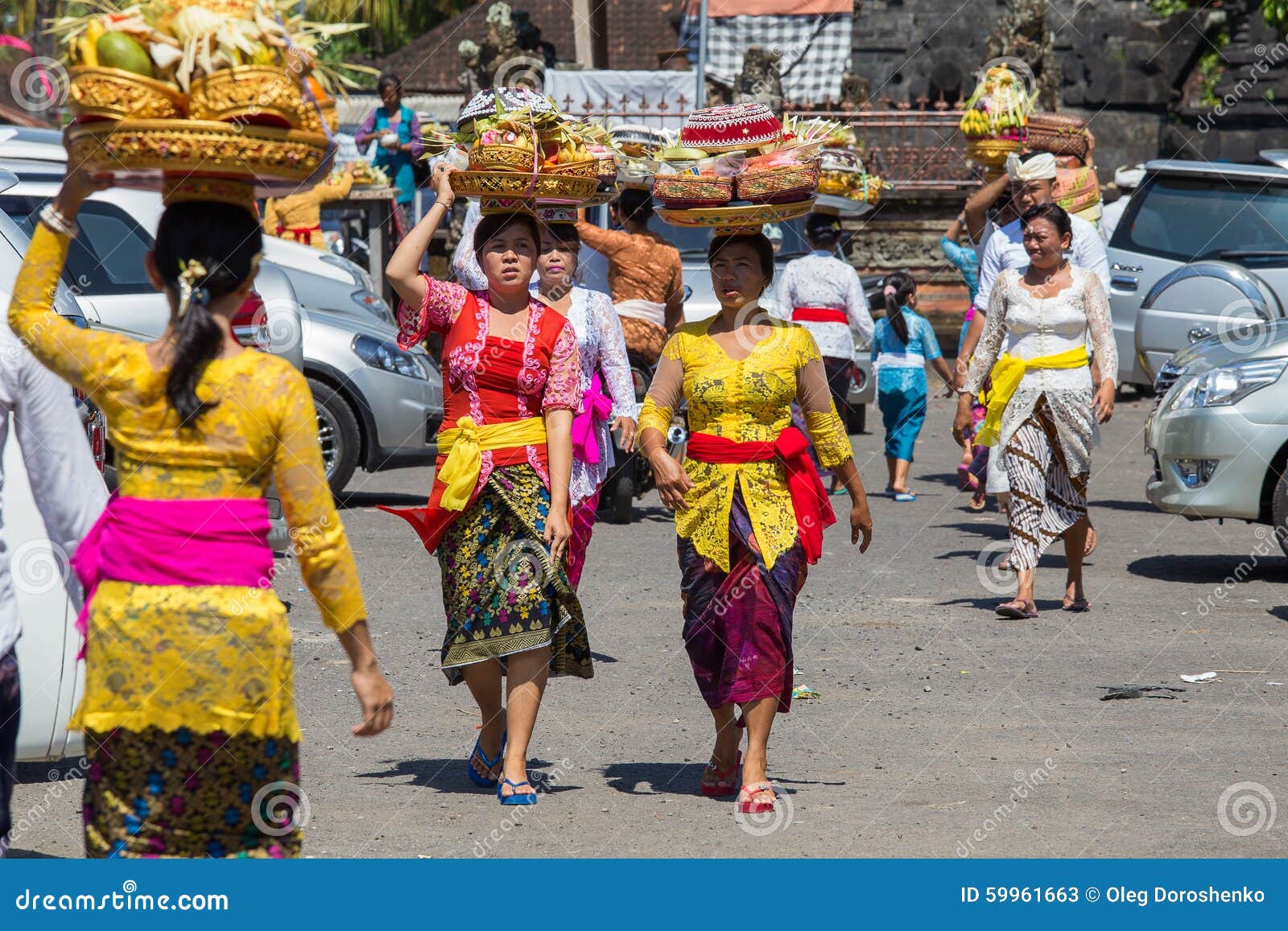  Indonesian  People  Celebrate Balinese New Year And The 