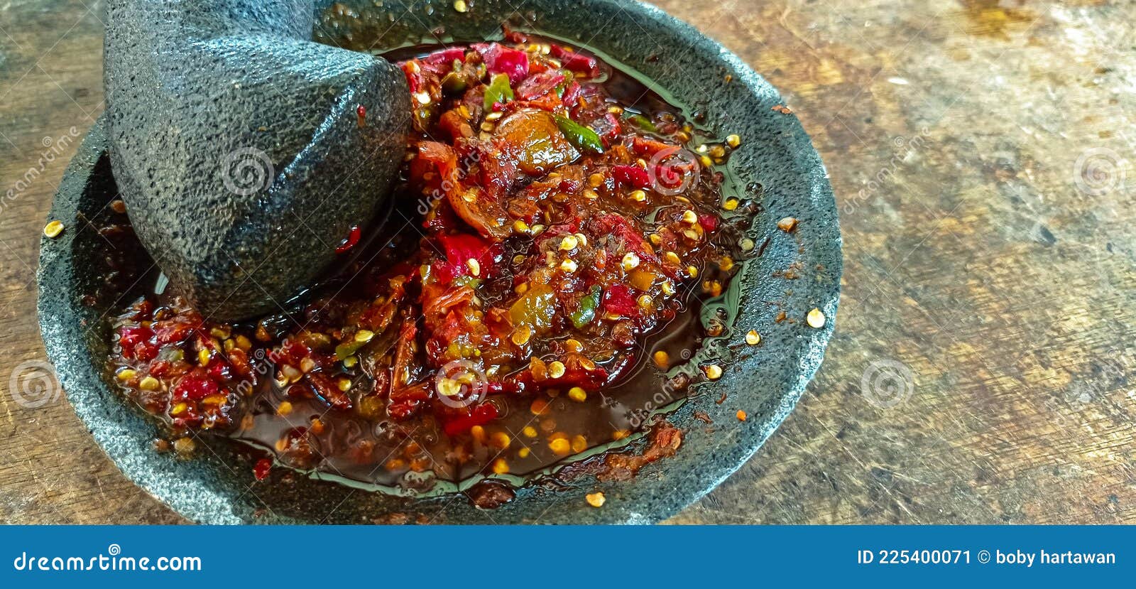 Indonesian raw chili sauce stock image. Image of cuisine 225400071