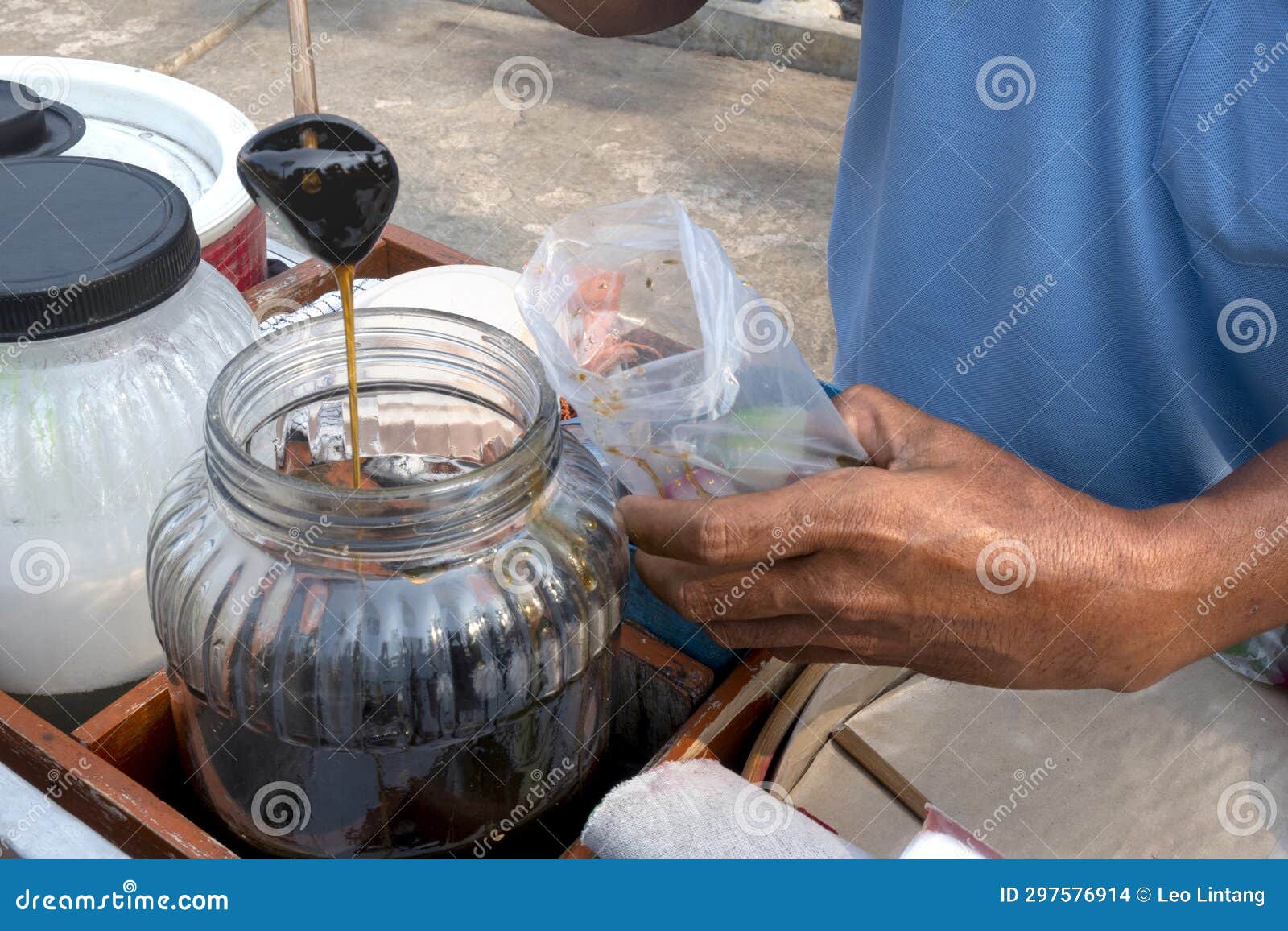 Indonesian street food stock photo. Image of fresh, asian - 297576914