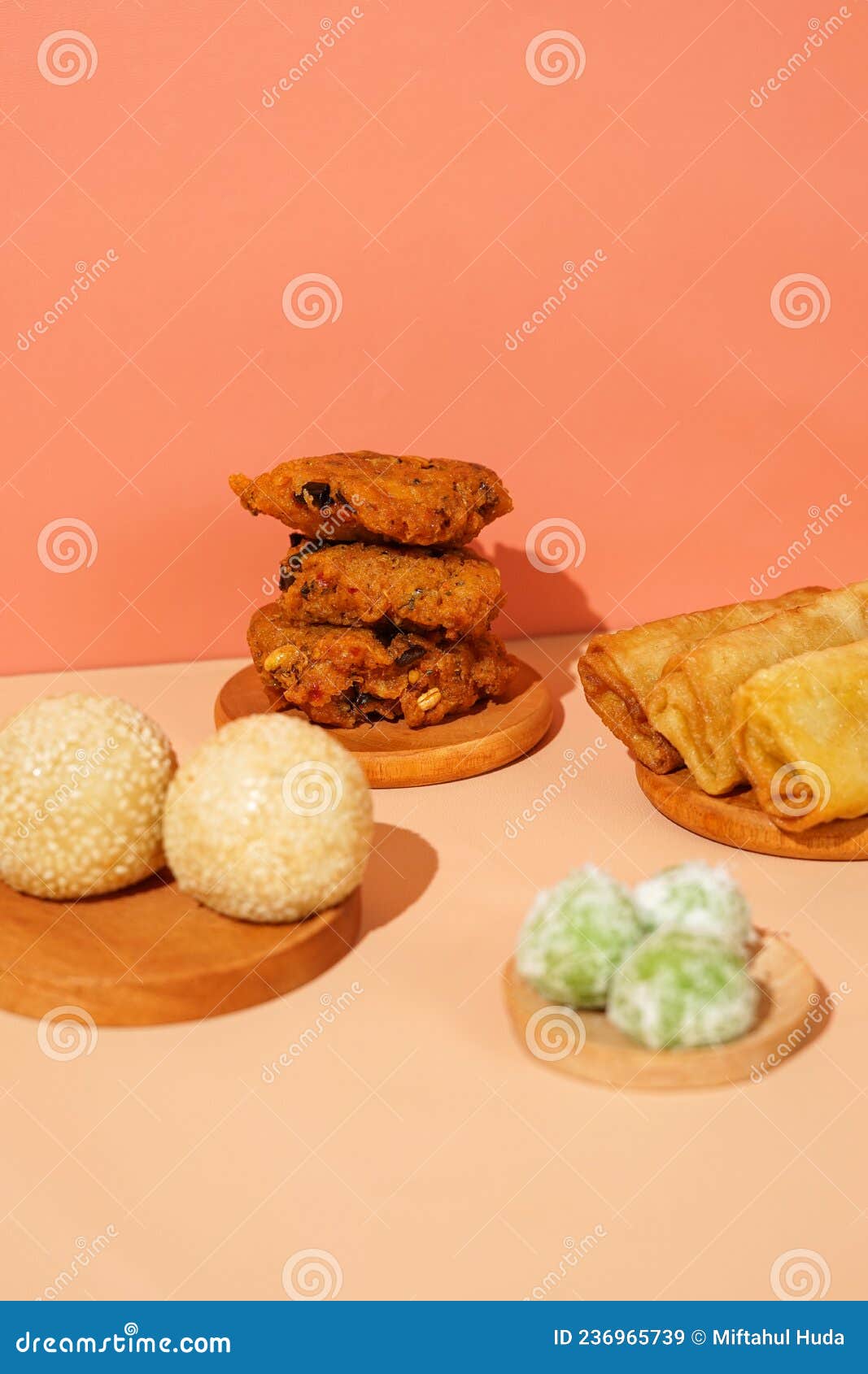 Indonesian Street Food Photographed for Display Stock Image - Image of