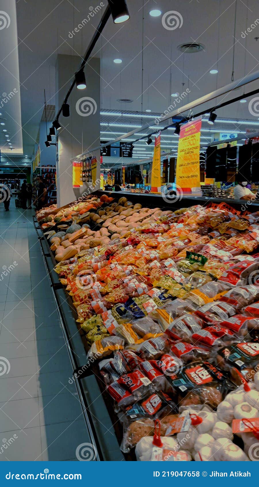 Indonesian supermarket editorial stock photo. Image of meal - 219047658