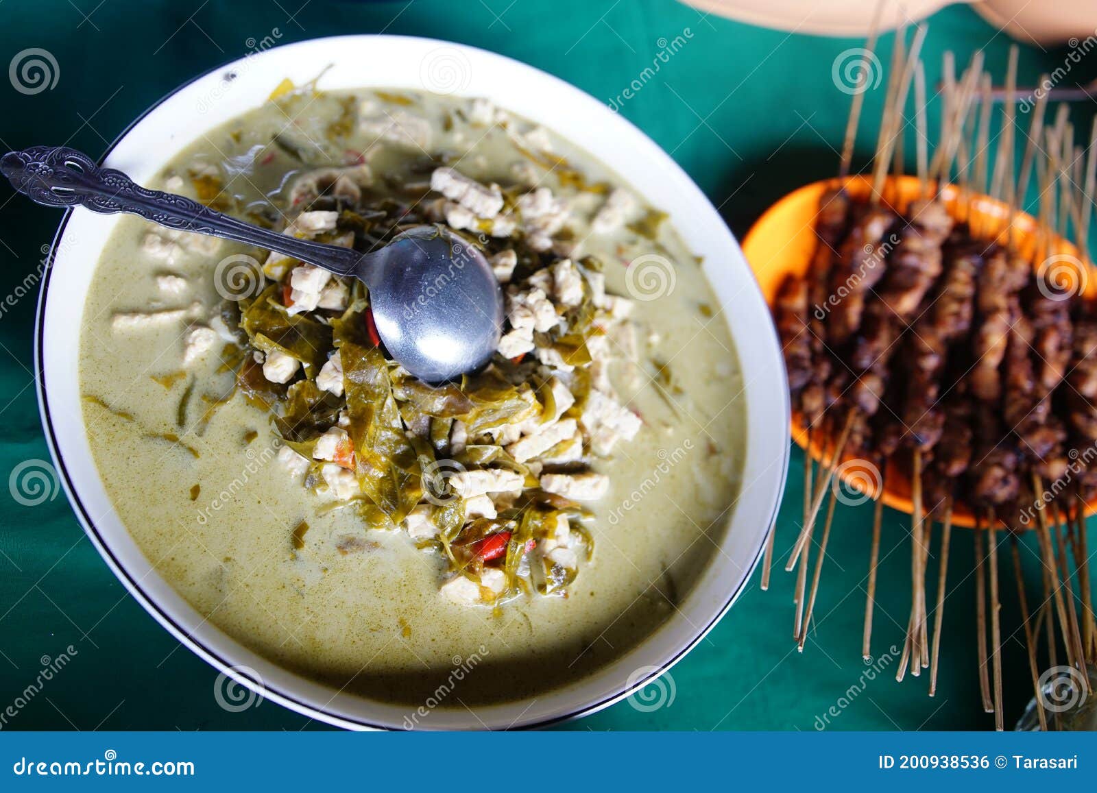 Indonesian Tempeh and Vegetable Soup Stock Photo Image of eggplant