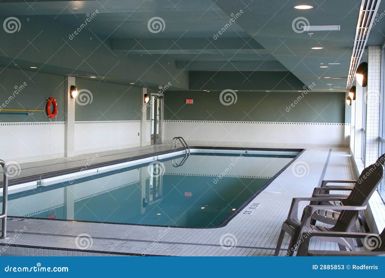 Indoor Apartment Swimming Pool Stock Image Image of exercise, aqua