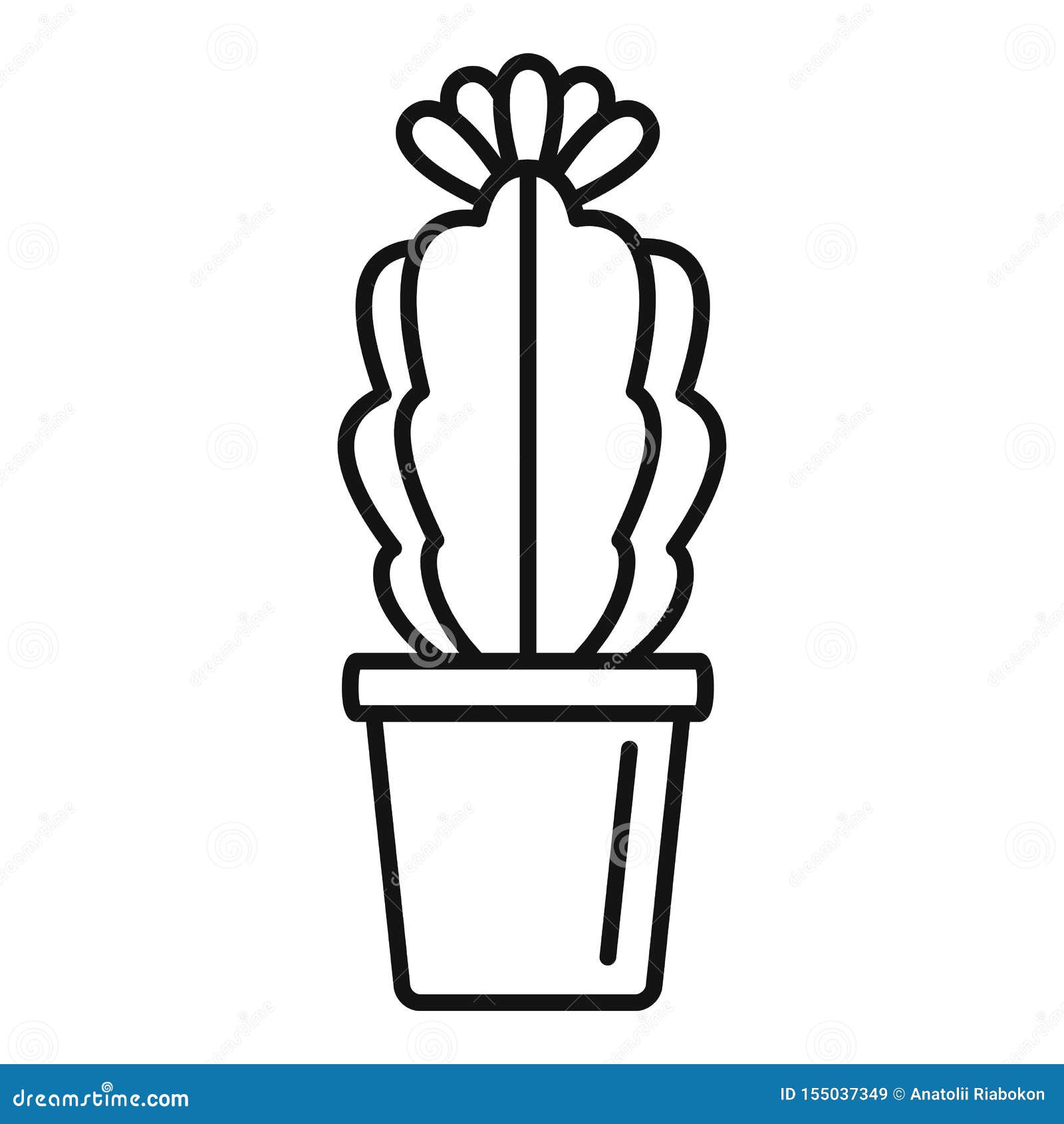 Free Free 170 Cactus Outline Svg SVG PNG EPS DXF File