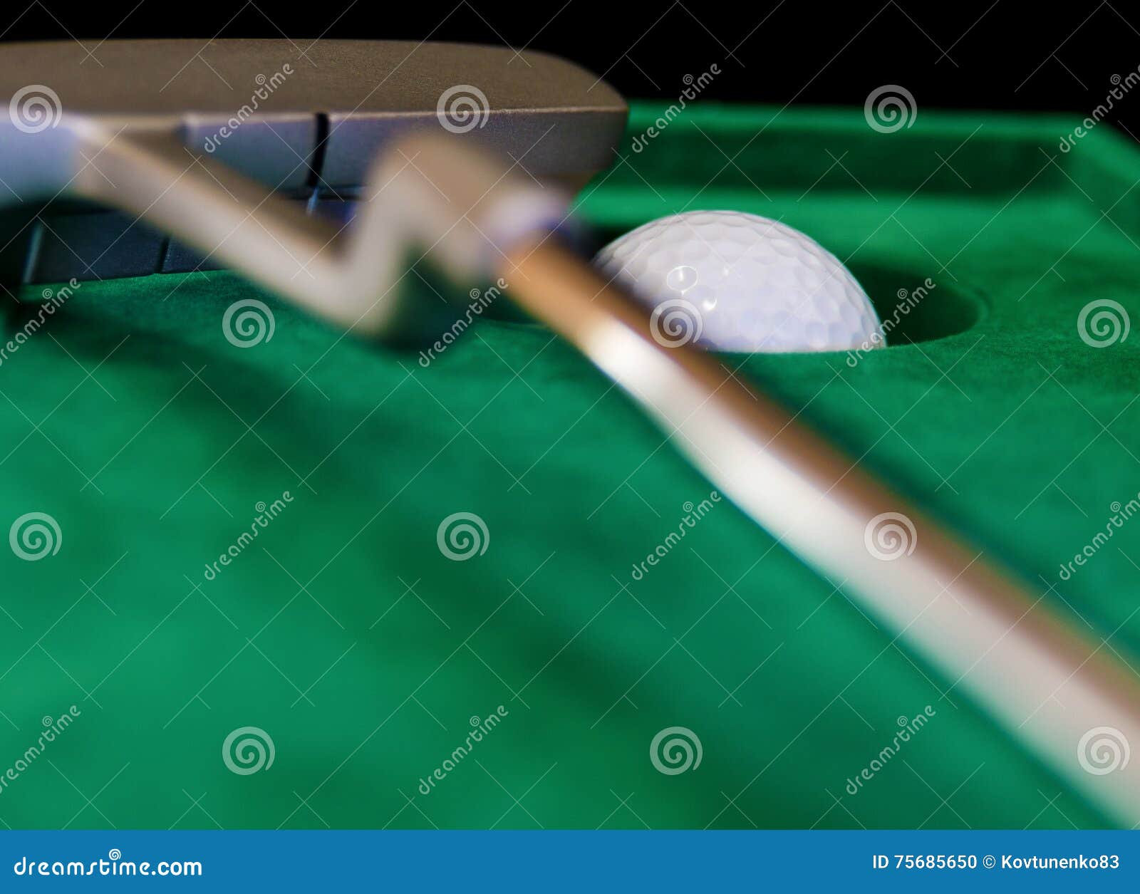 Indoor mini golf stock photo. Image of copy, lawn, hobbies 75685650