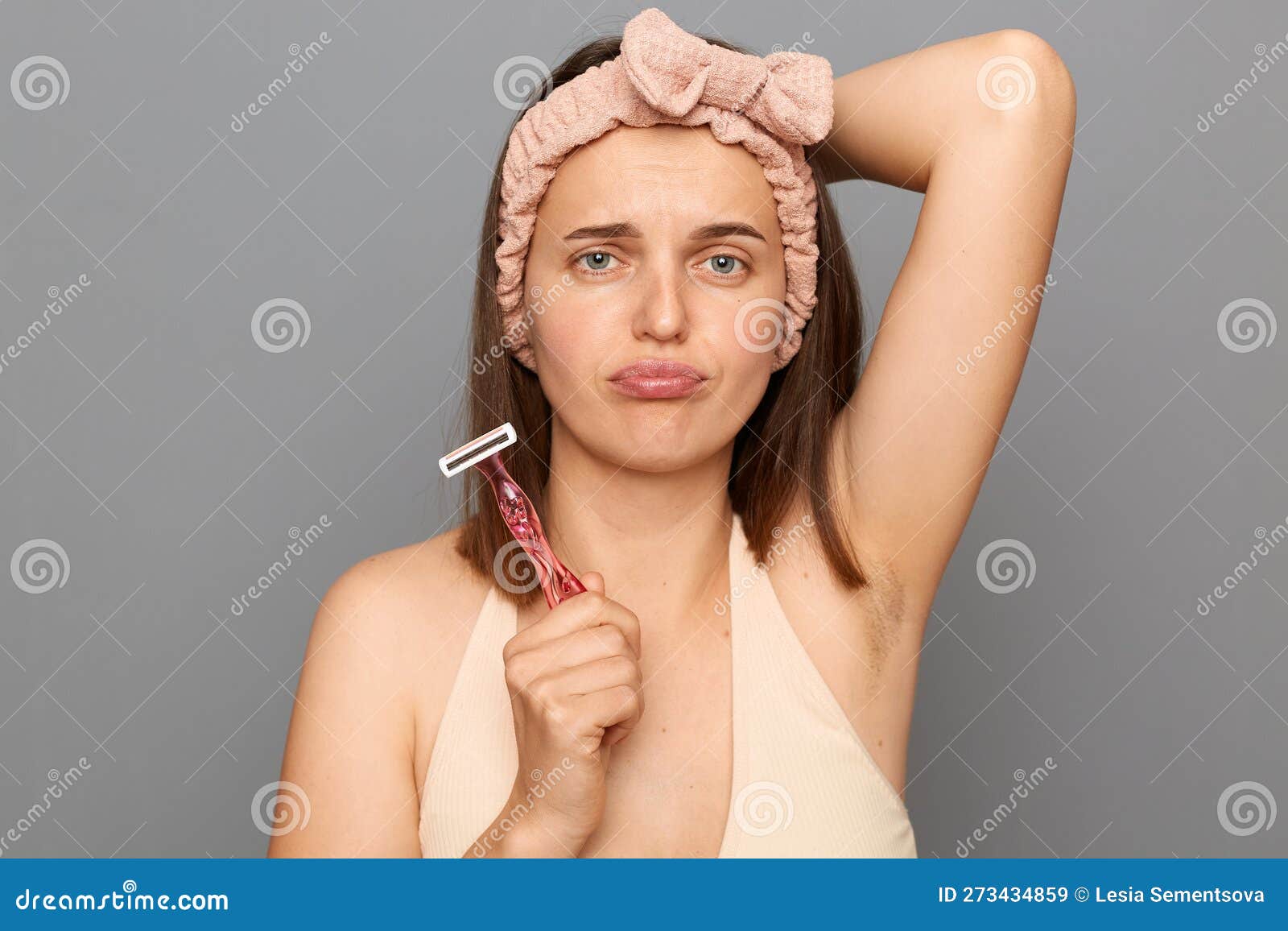 Shaving Machine in Panties. Girl Health and Intimate Hygiene Stock Image -  Image of lingerie, lady: 229340143