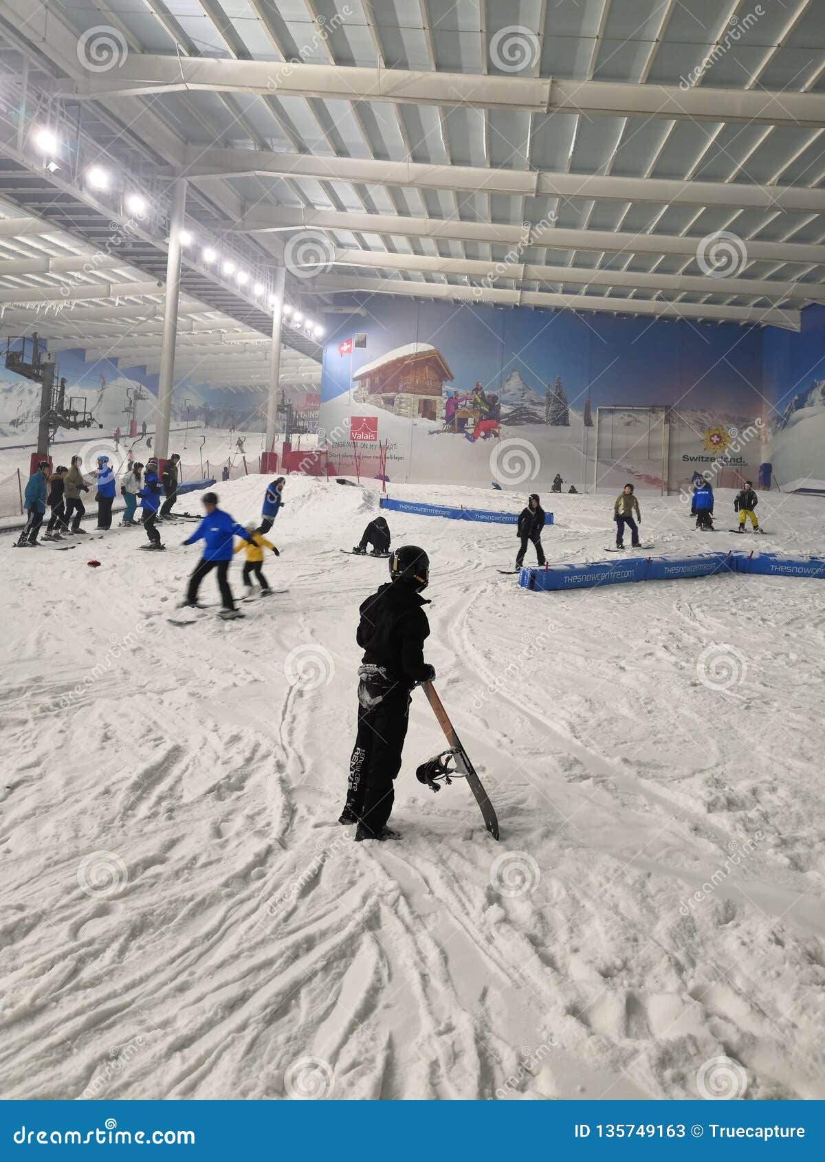Indoor Snow Centre Hemel Hempstead Editorial Stock Photo Image of