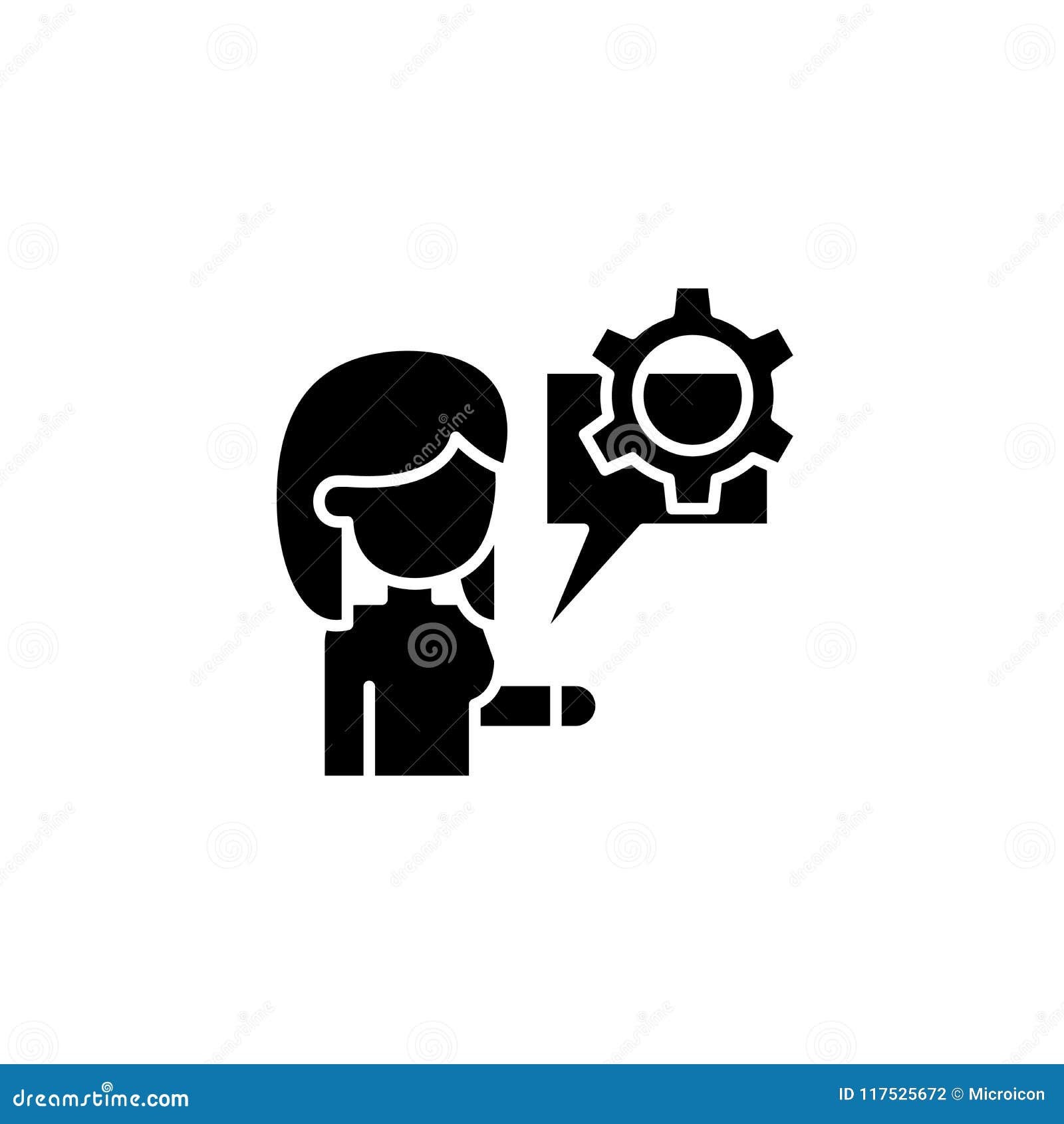 Induction Black Icon Concept. Induction Flat Vector Symbol, Sign