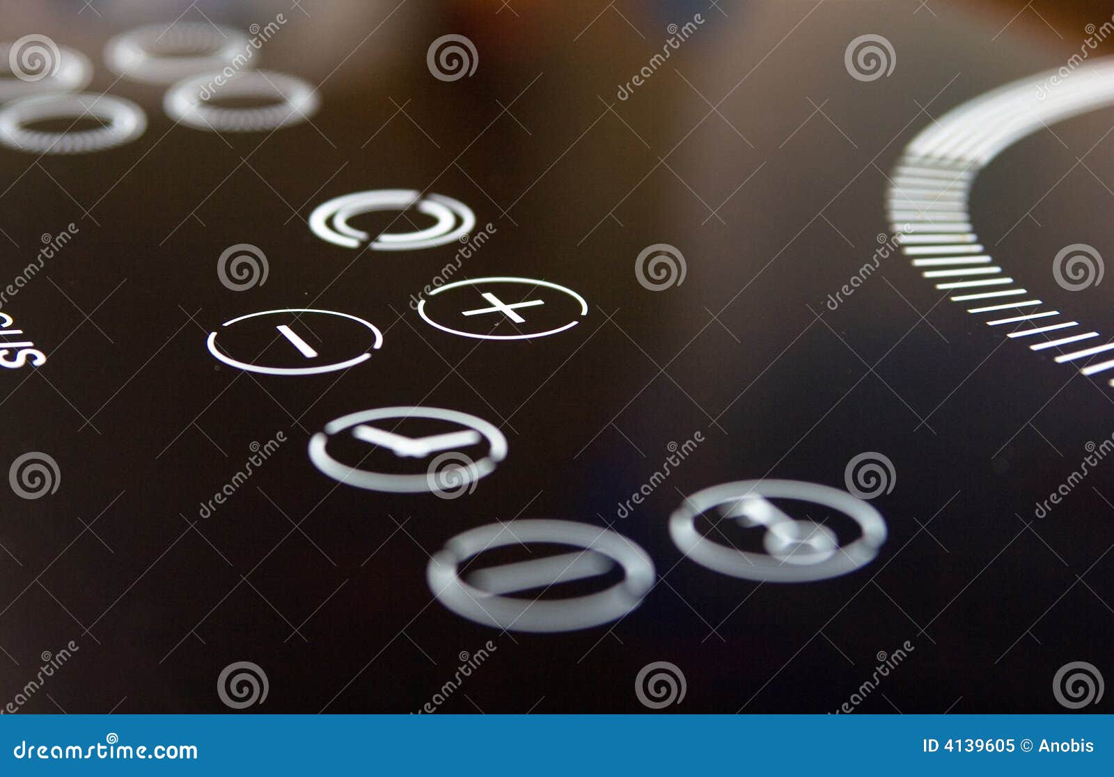 Induction ceramic stove stock image. Image of elegant 4139605