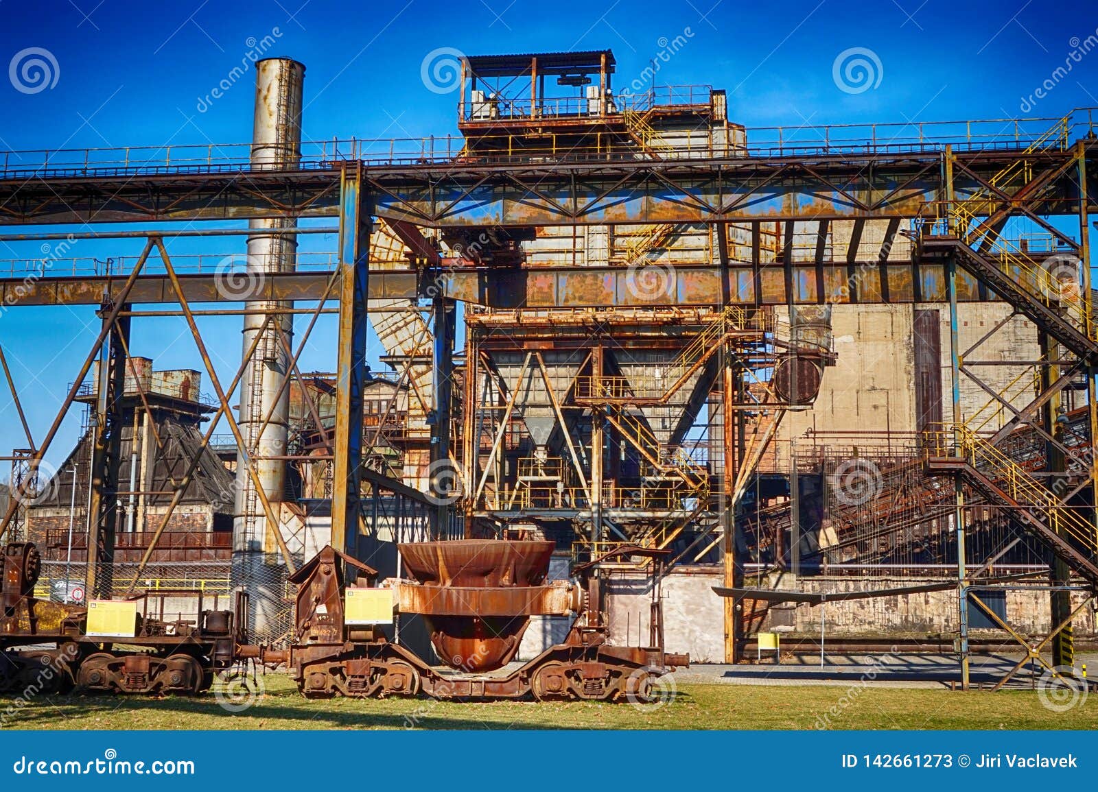 Industrial Architecture from Ostrava Stock Image Image of czech