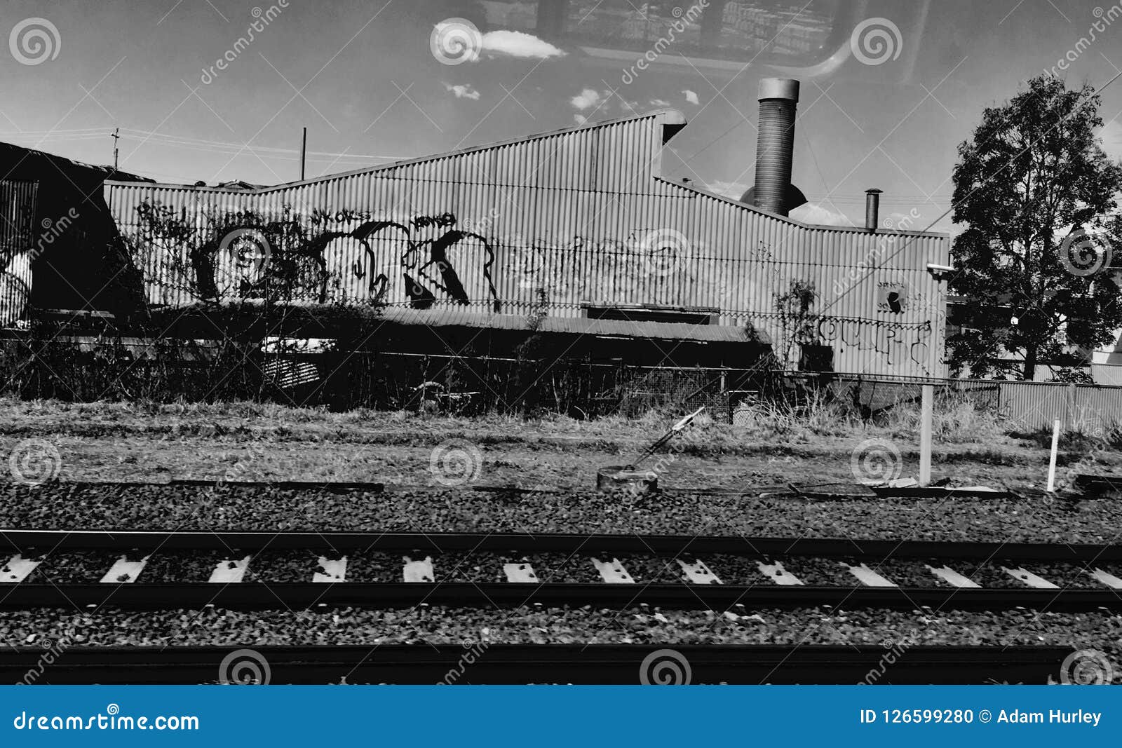 Industrial Area in Brisbane Editorial Image Image of black, train