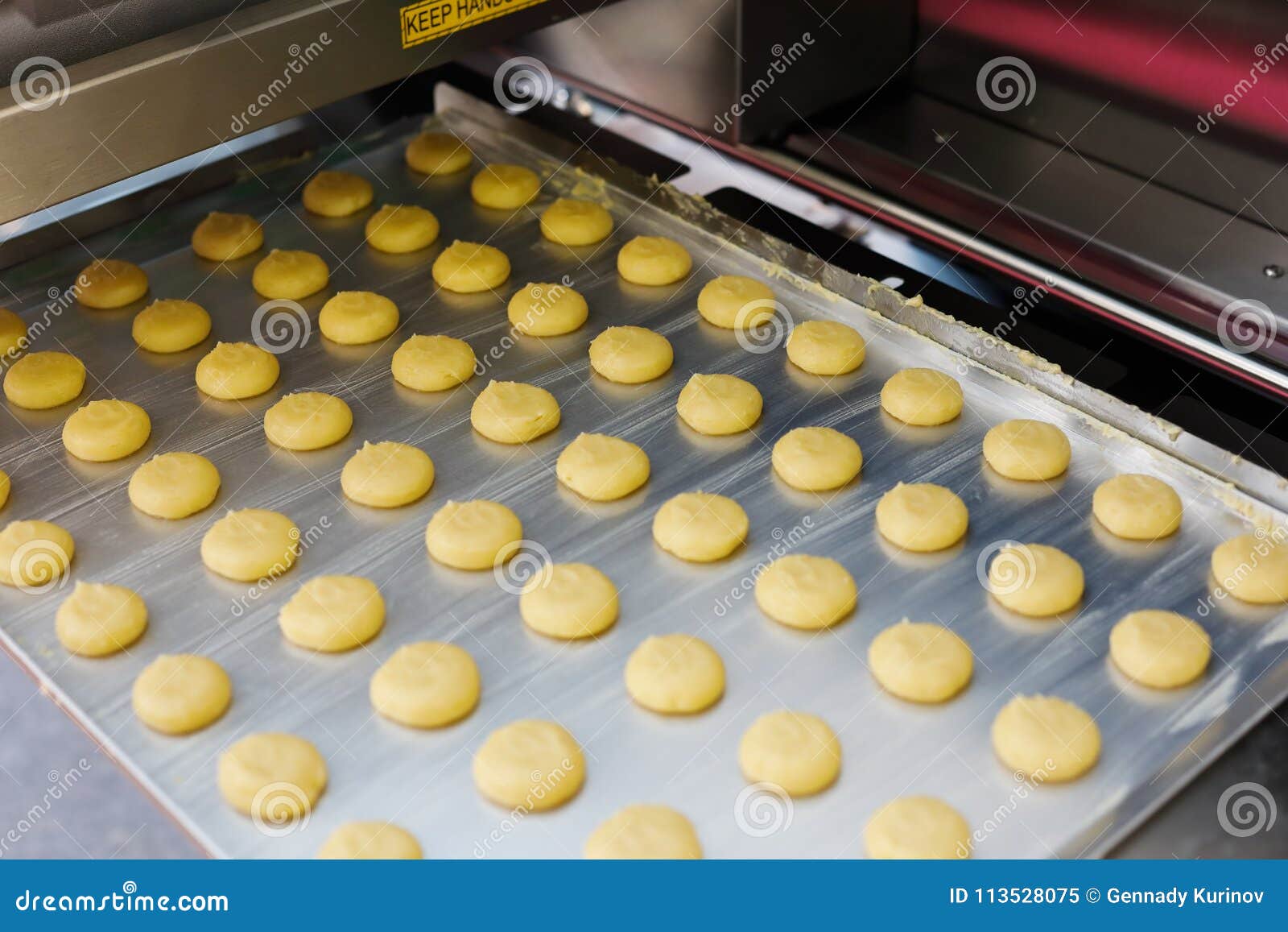 Industrial Biscuit Cookies Manufacturing Stock Image Image of automated, biscuit 113528075