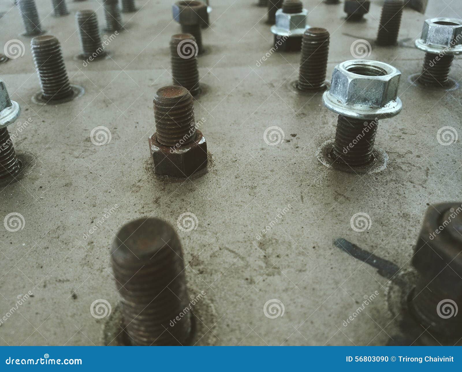 Industrial bolt stock photo. Image of background, metal 56803090