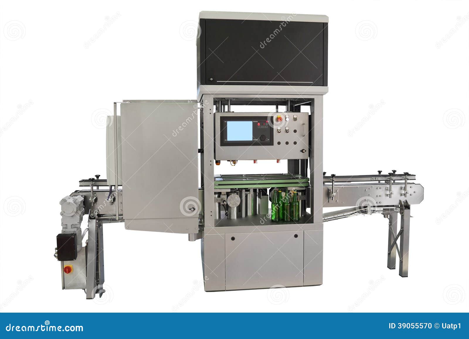 Industrial Bottling Machine Stock Photo Image of machinery