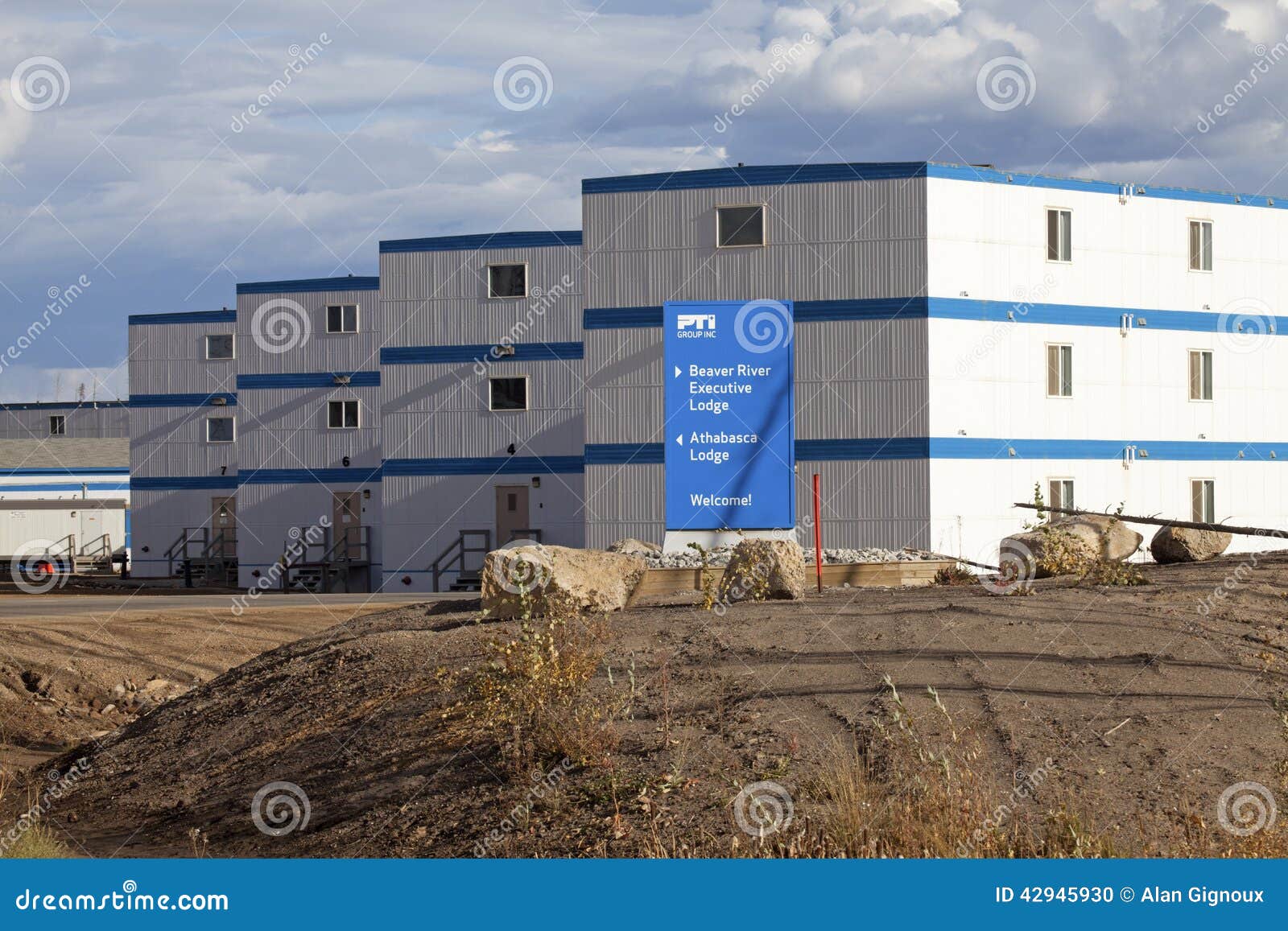 Industrial Buildings, Alberta, Canada Editorial Image Image of