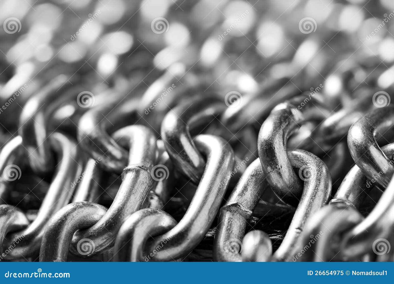 Industrial chains stock image. Image of shiny, chrome 26654975