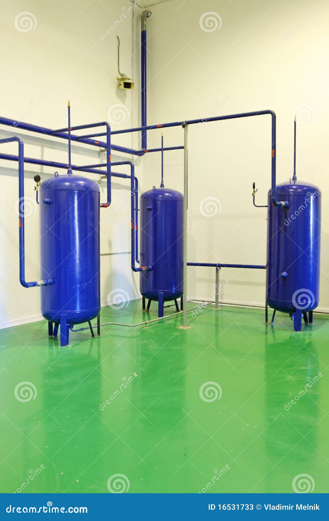Industrial cisterns stock image. Image of round, manufacturing 16531733