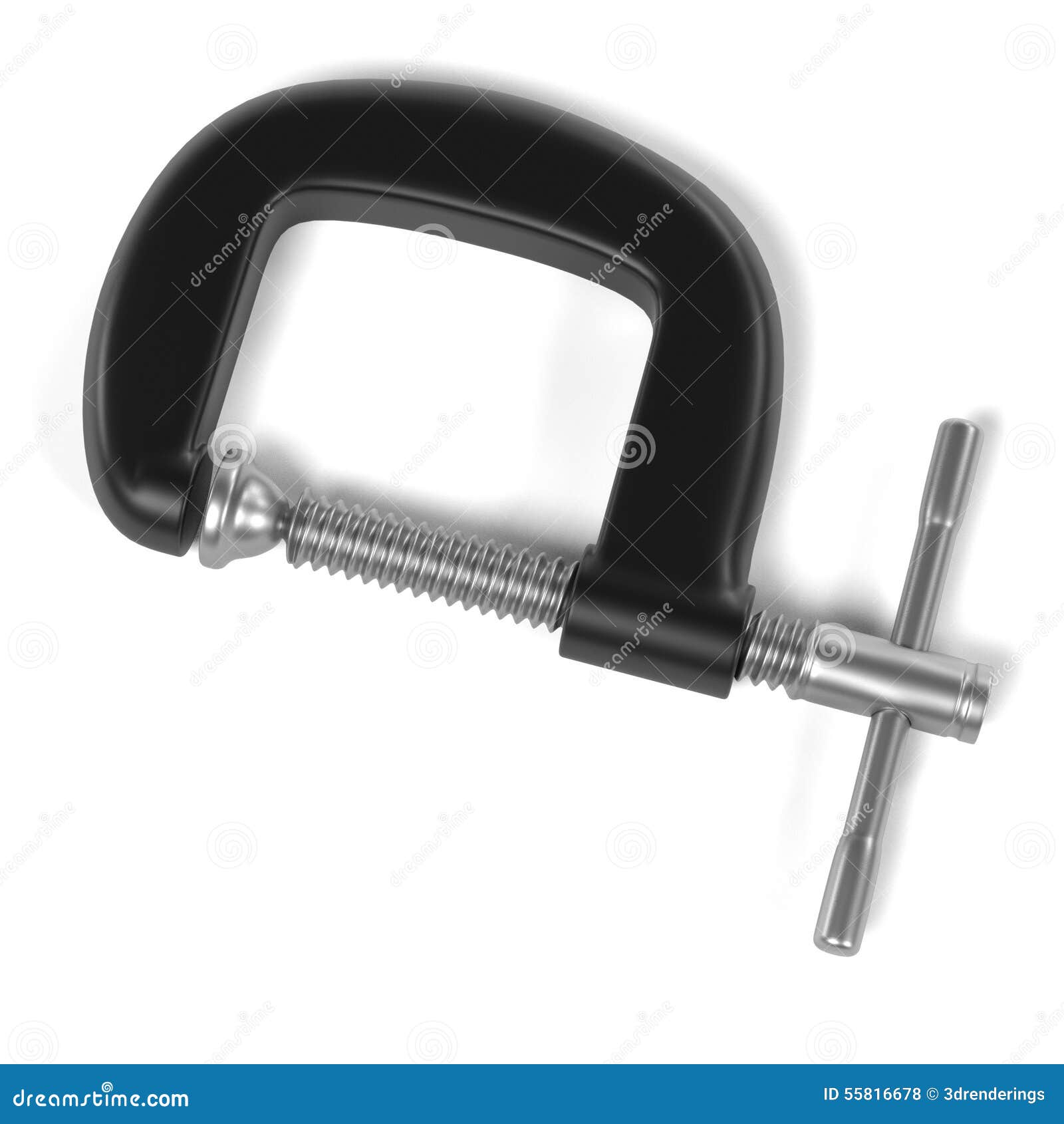 Industrial clamp stock illustration. Illustration of vice 55816678