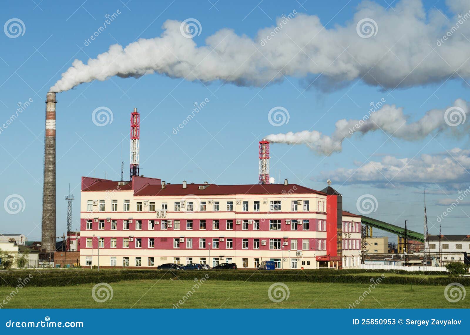 Industrial Complex of Copper Manufacturing Stock Image Image of chimney, cloud 25850953