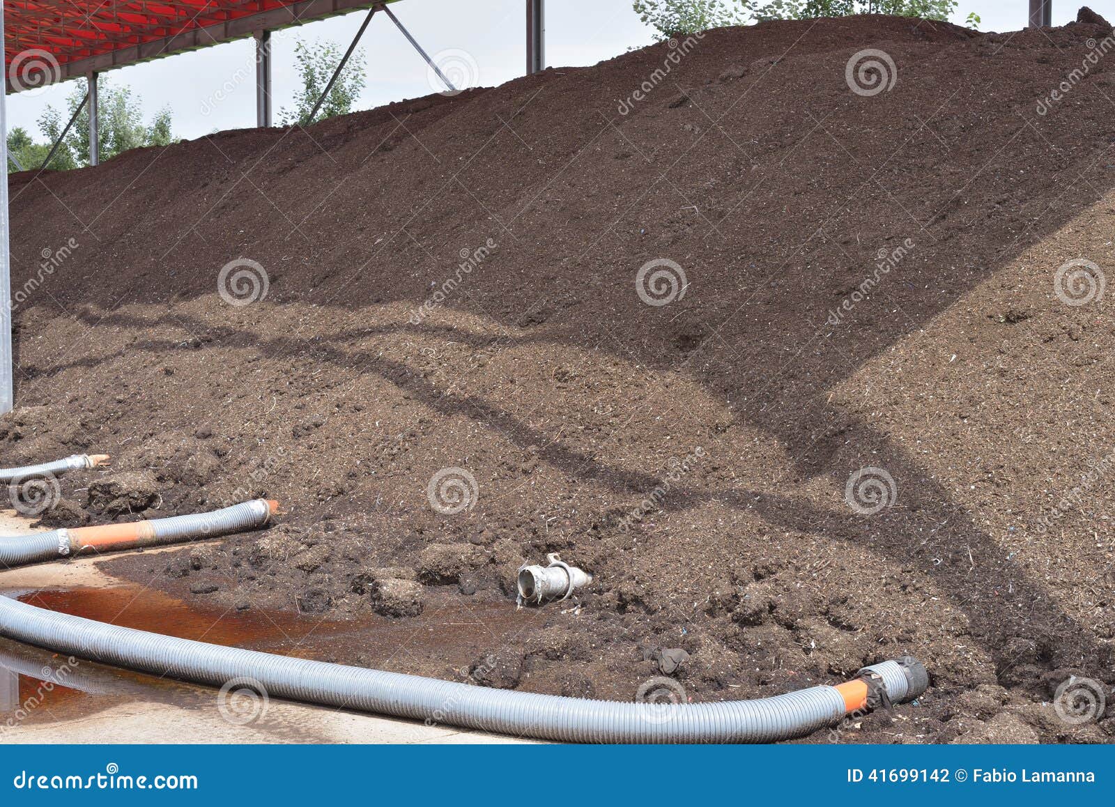 Industrial compost stock photo. Image of industry, farm 41699142