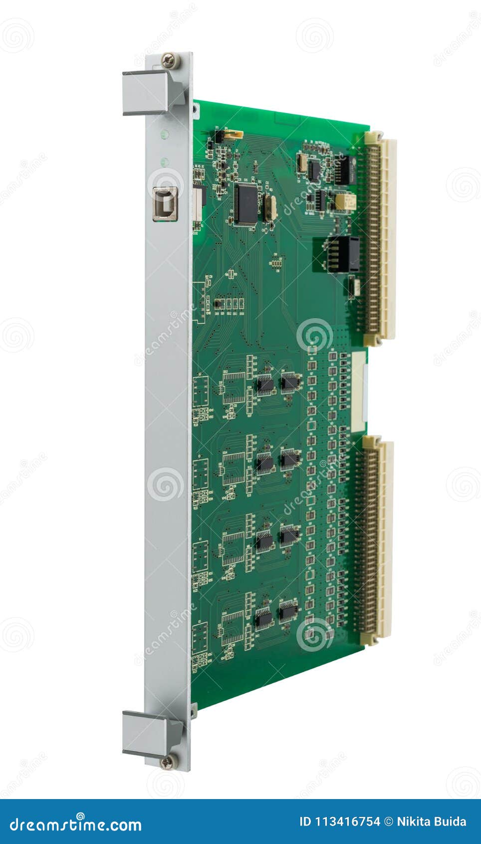 Industrial computer board stock photo. Image of board 113416754