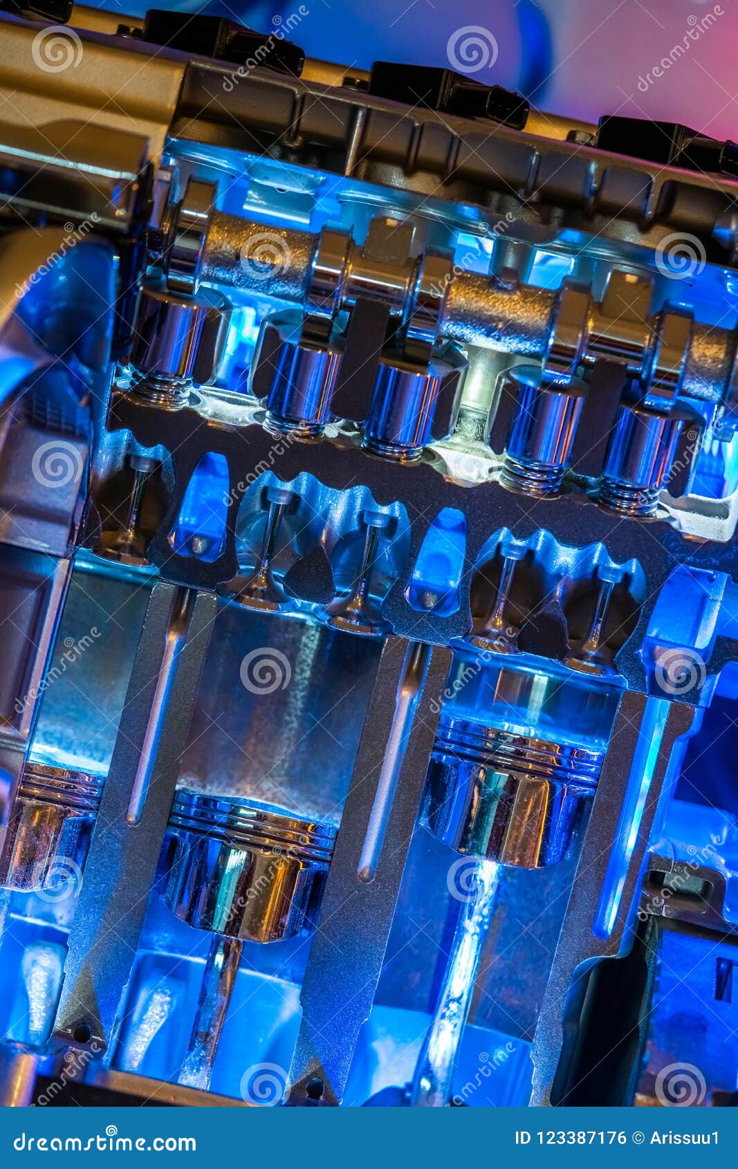 Industrial Connecting Rod Piston Engine Stock Photo Image of auto