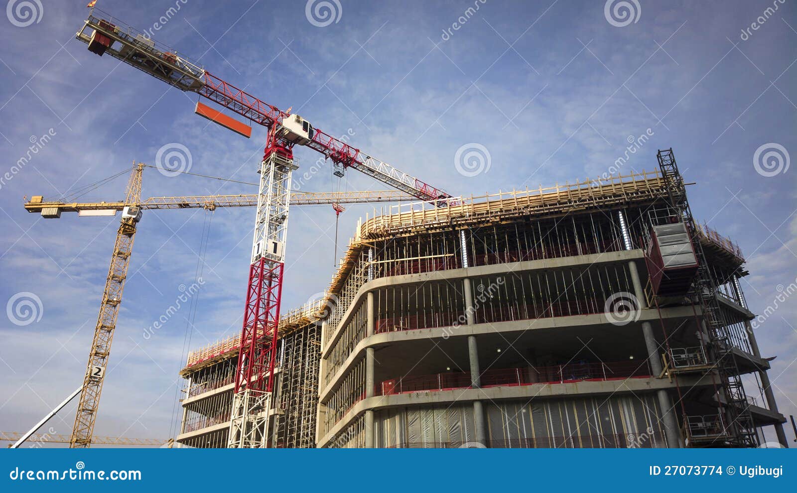 Industrial construction stock photo. Image of build, outdoor 27073774