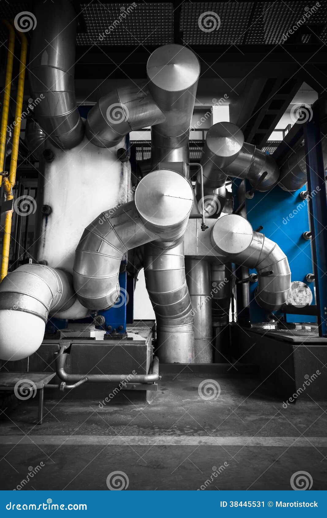 An Industrial Cooling Equipment Stock Image Image of fuel, interior