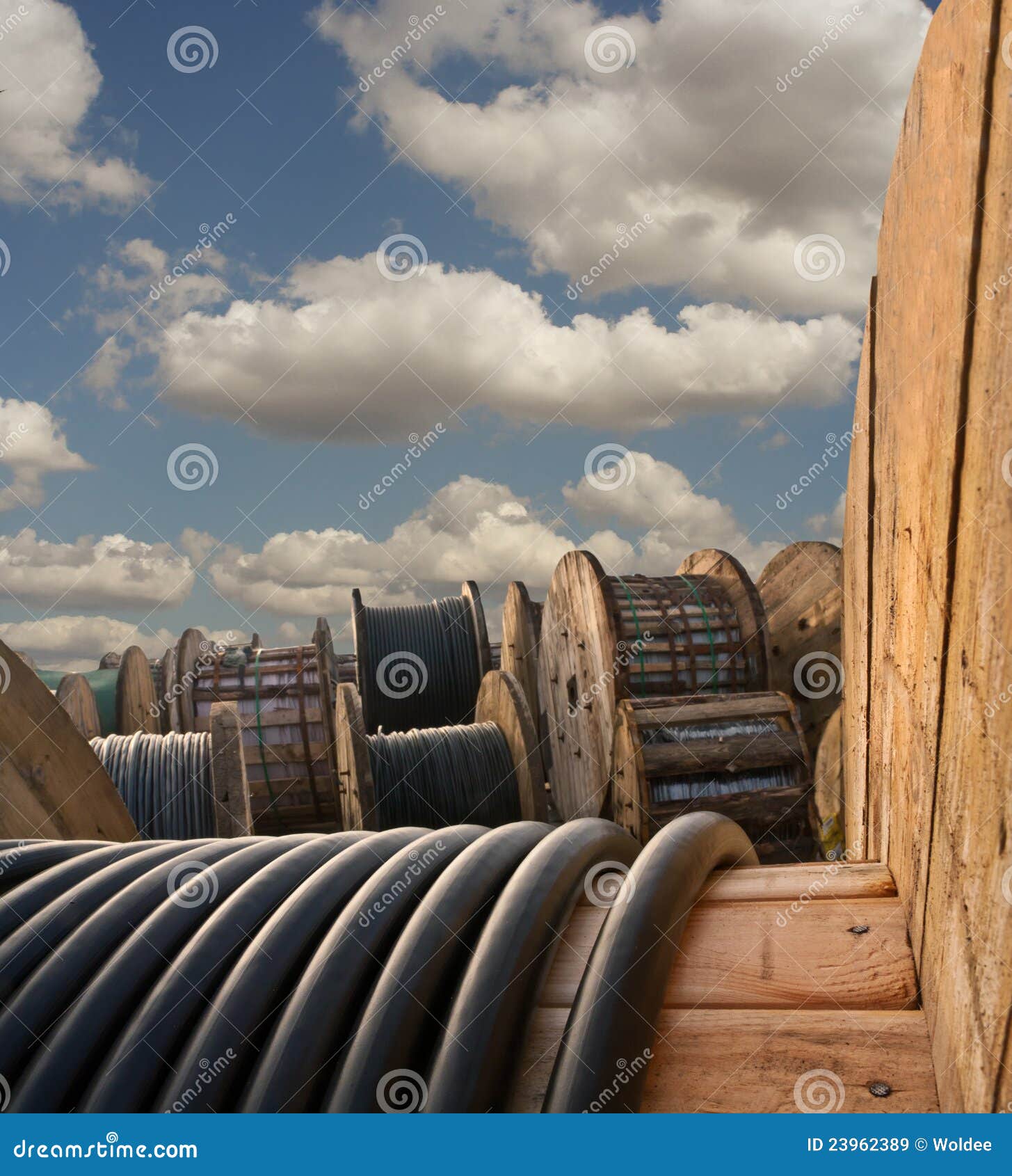 Industrial Electrical Cable Stock Image Image of equipment, wires