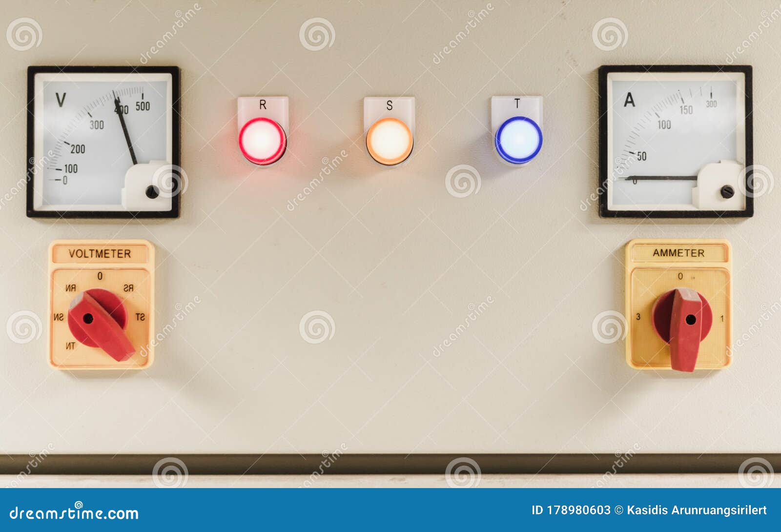 Industrial Electrical Control Box Installed in Control Room with
