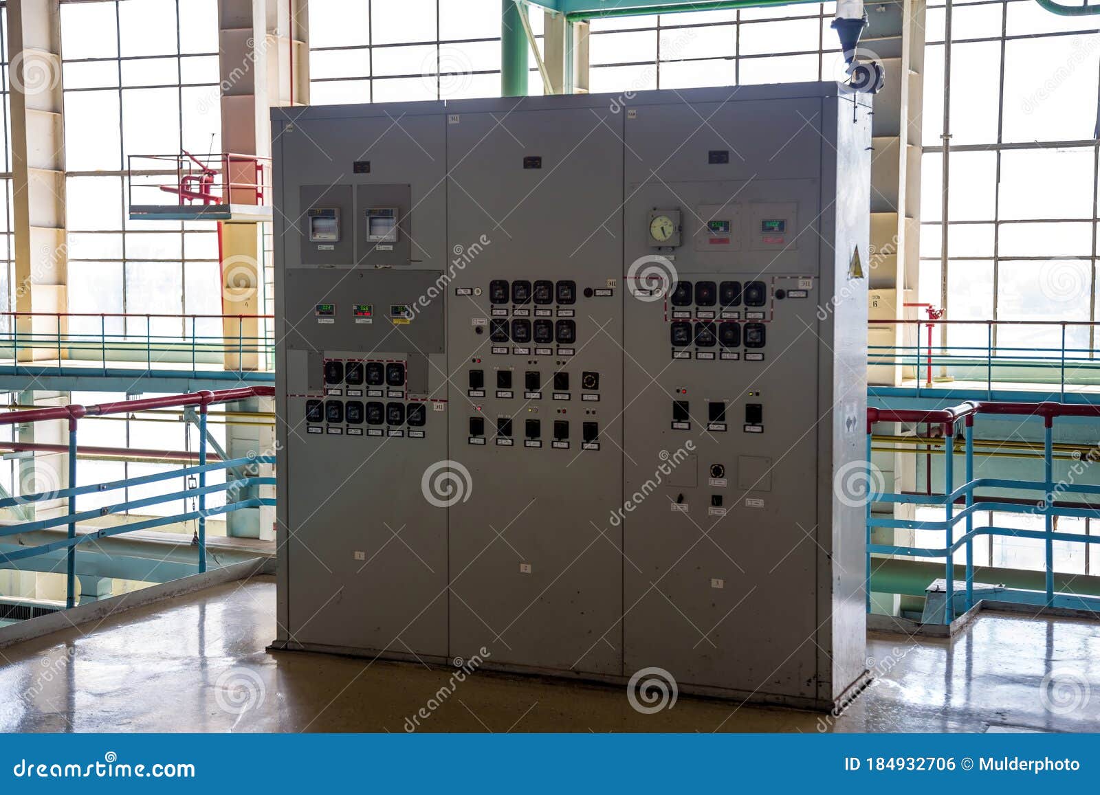Industrial Electrical Switch Gear Panel of Power Plant or Factory Stock