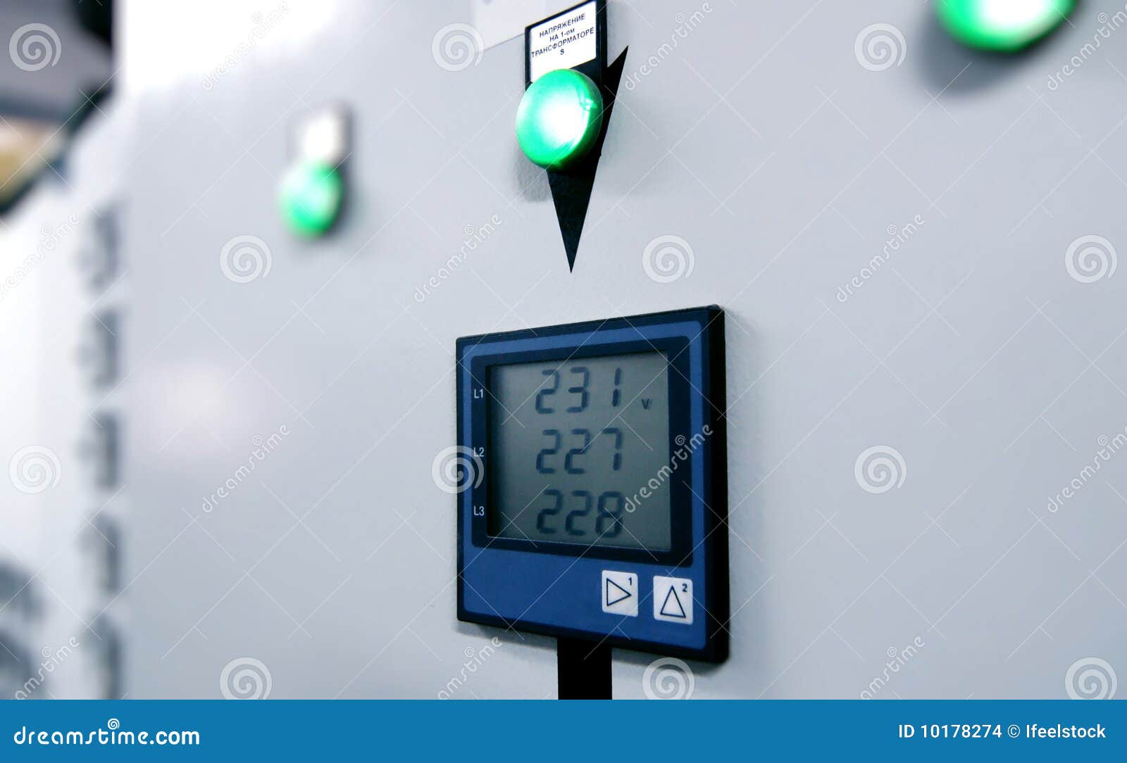 Industrial Electrical Switch Panel Stock Photo Image of automatic