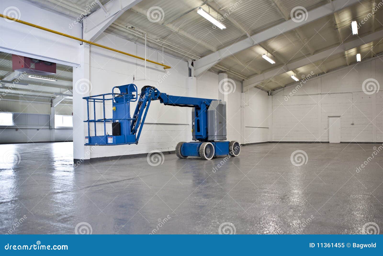 Industrial Elevated Crane Platform Stock Image Image of concept, hall