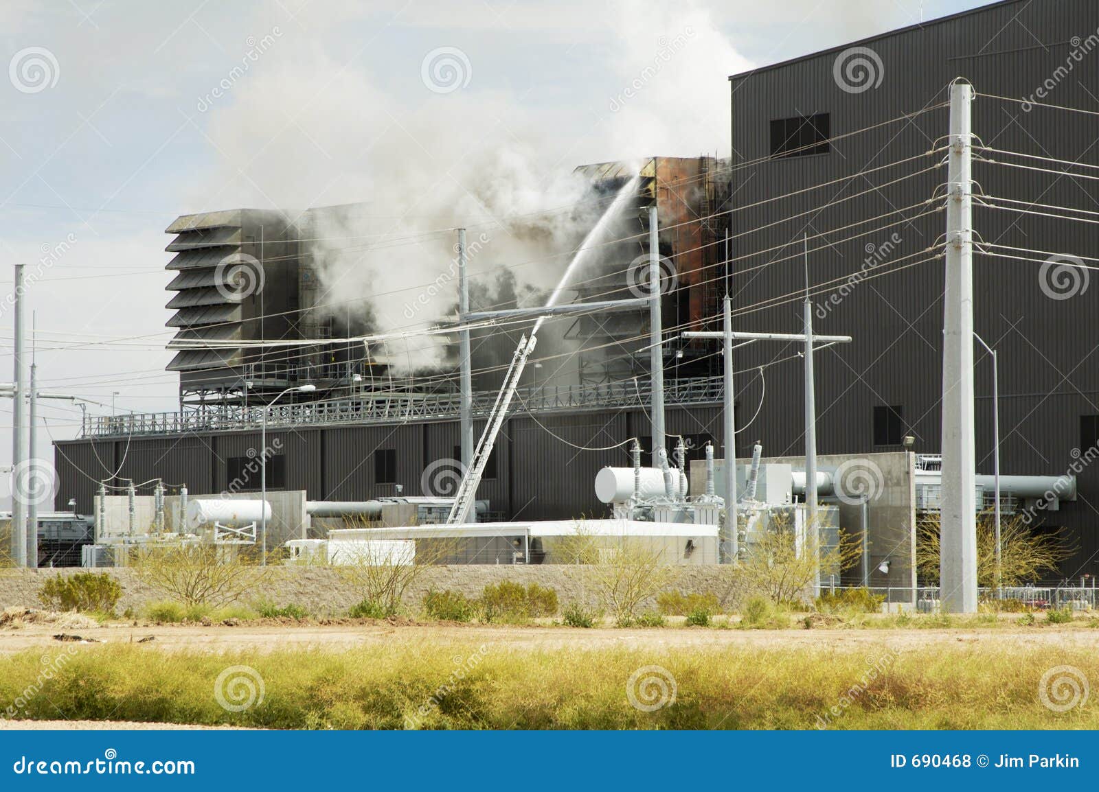 Industrial Fire 1 stock photo. Image of ladder, dept, industrial 690468